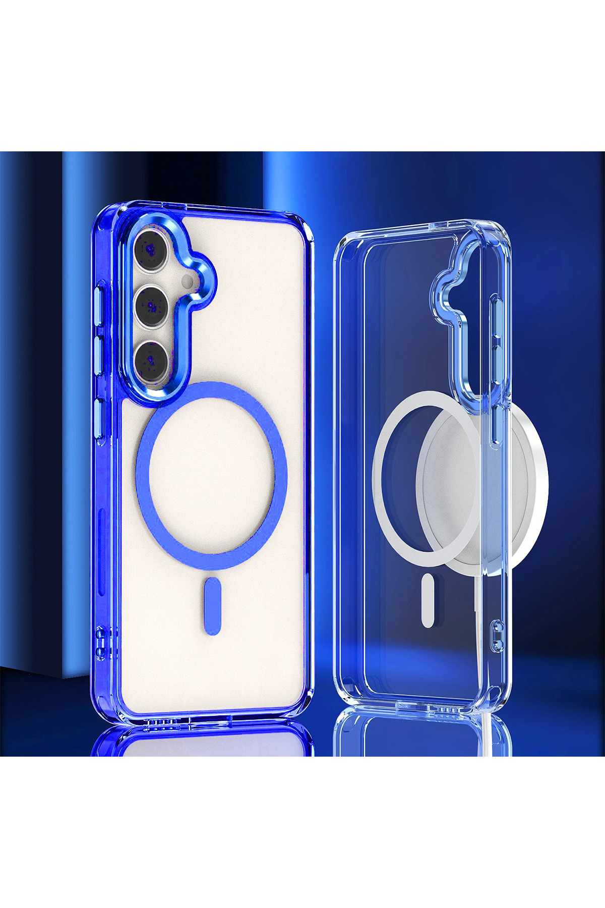 Samsung Galaxy S24 Case Magsafe Featured Camera Frame Protruding Durable Transparent Premium