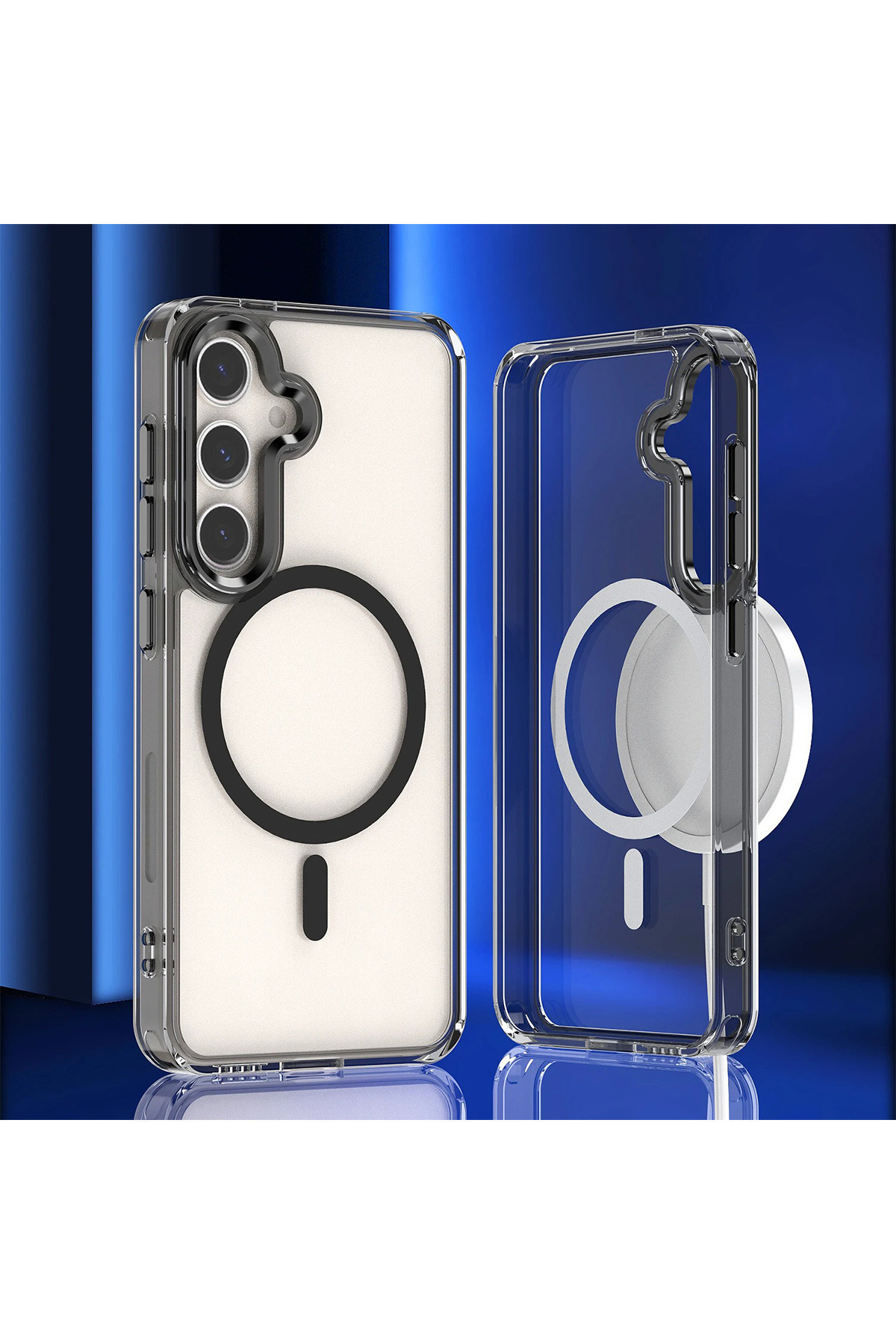 Samsung Galaxy S24 Case Magsafe Featured Camera Frame Protruding Durable Transparent Premium