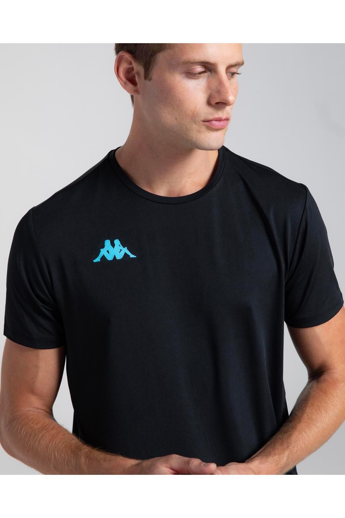 T shirt kappa nera new arrivals