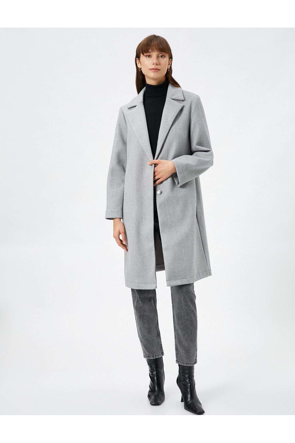 Midi length hotsell coat