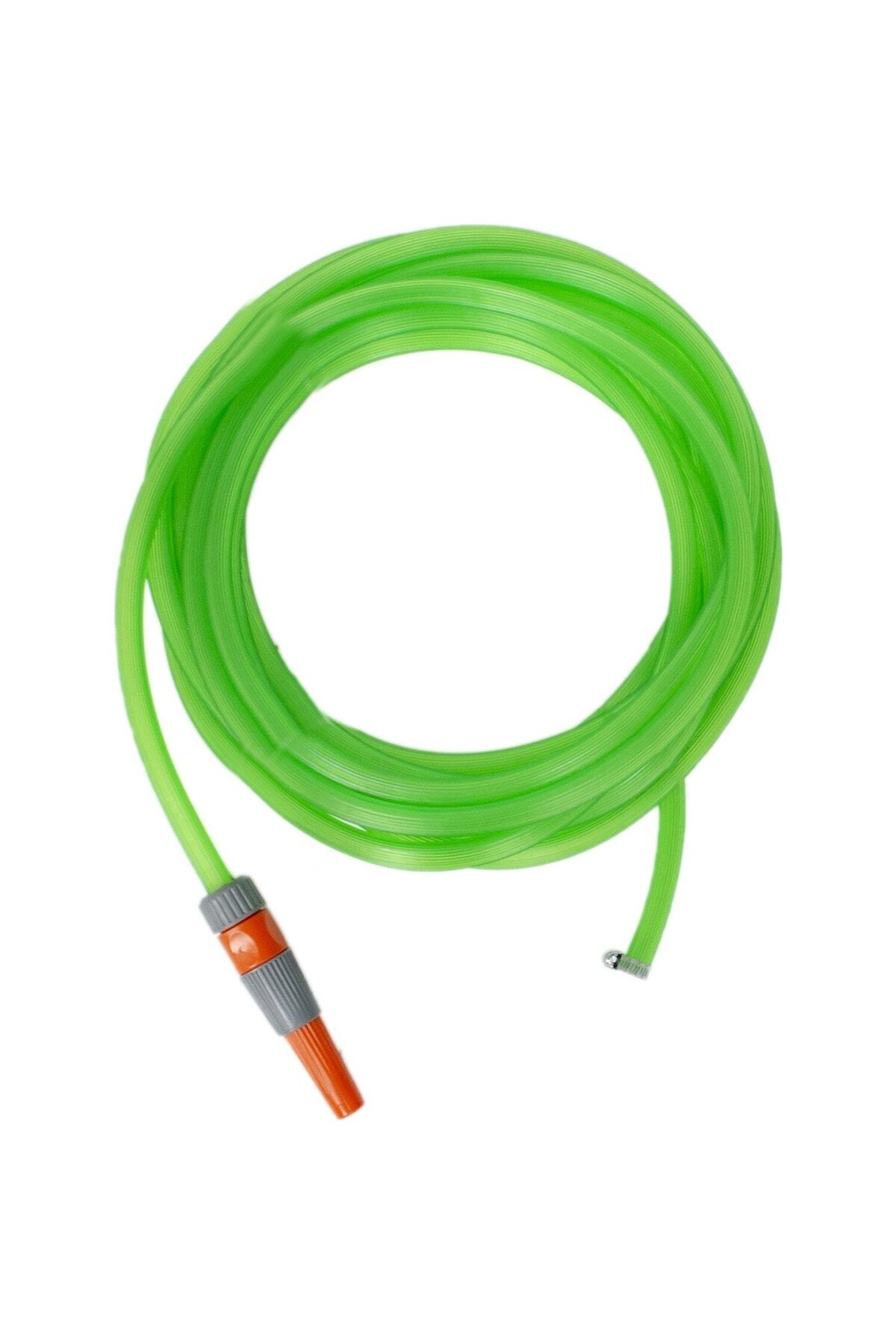 EYMHOME Basınç Ayarlı Lanslı Bahçe Balkon Hortum Seti Kelepçeli 15 Mt