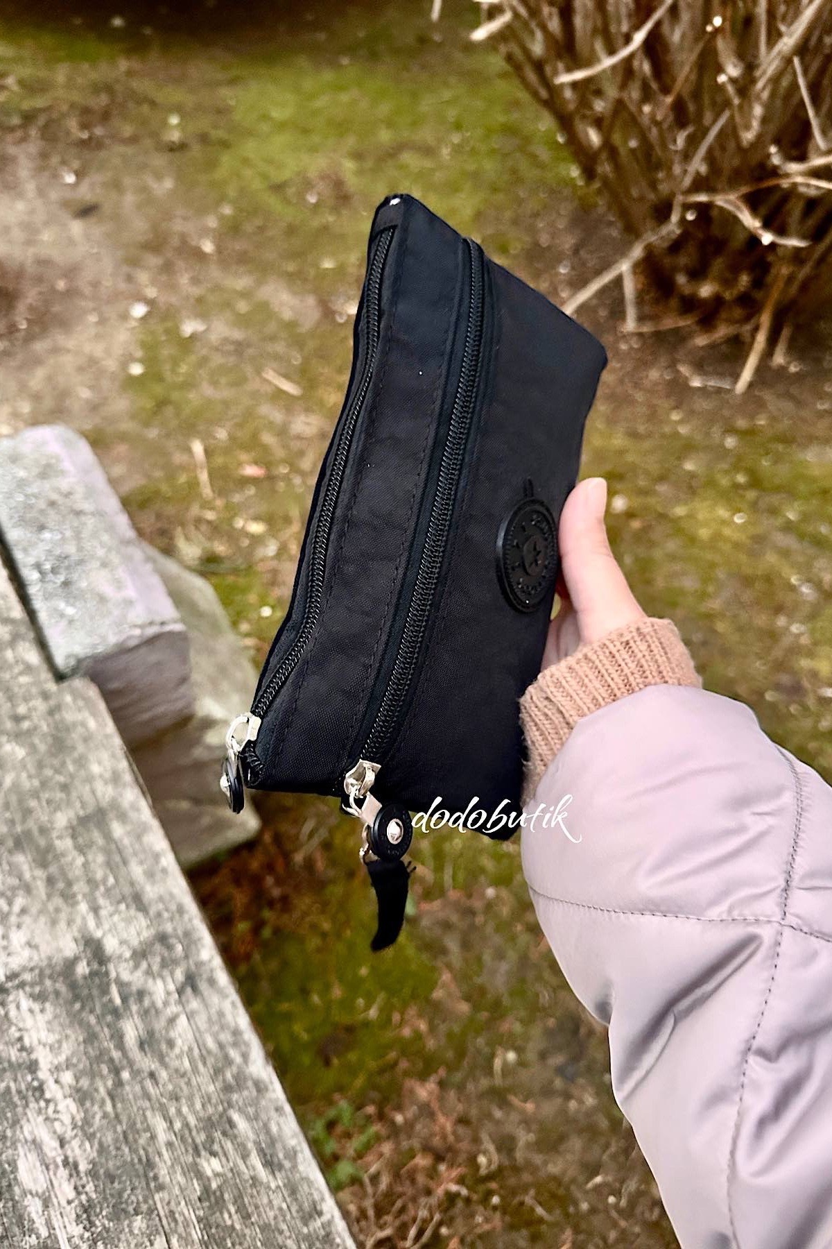 Krinkle Fabric, Waterproof Wallet