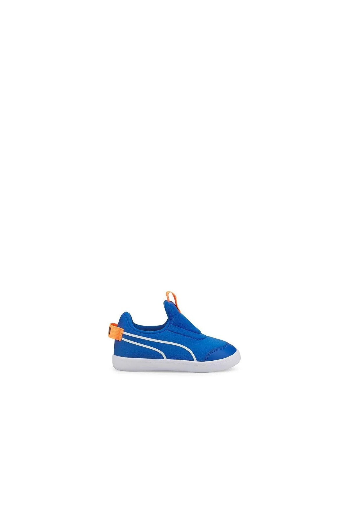 374859-09 کفش Puma پوما بچه گانه Courtflex V2 Slip On Inf Blue Kids Sneaker اورجینال - تصویر 6