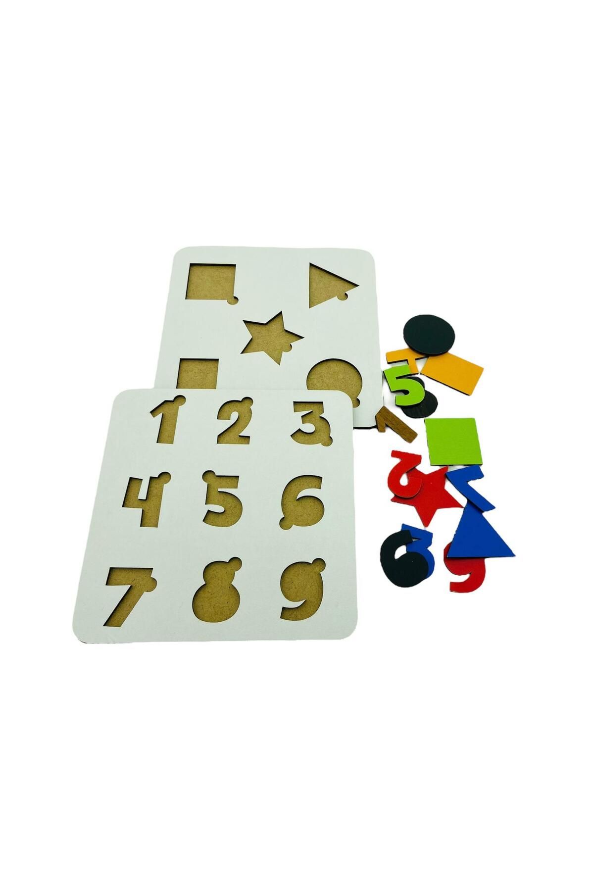 ASE DİZAYN-White Tak Cikar Puzzle Tak Cikar Educational Set Montesorri Game Set Tak Cikar Sekiller 2