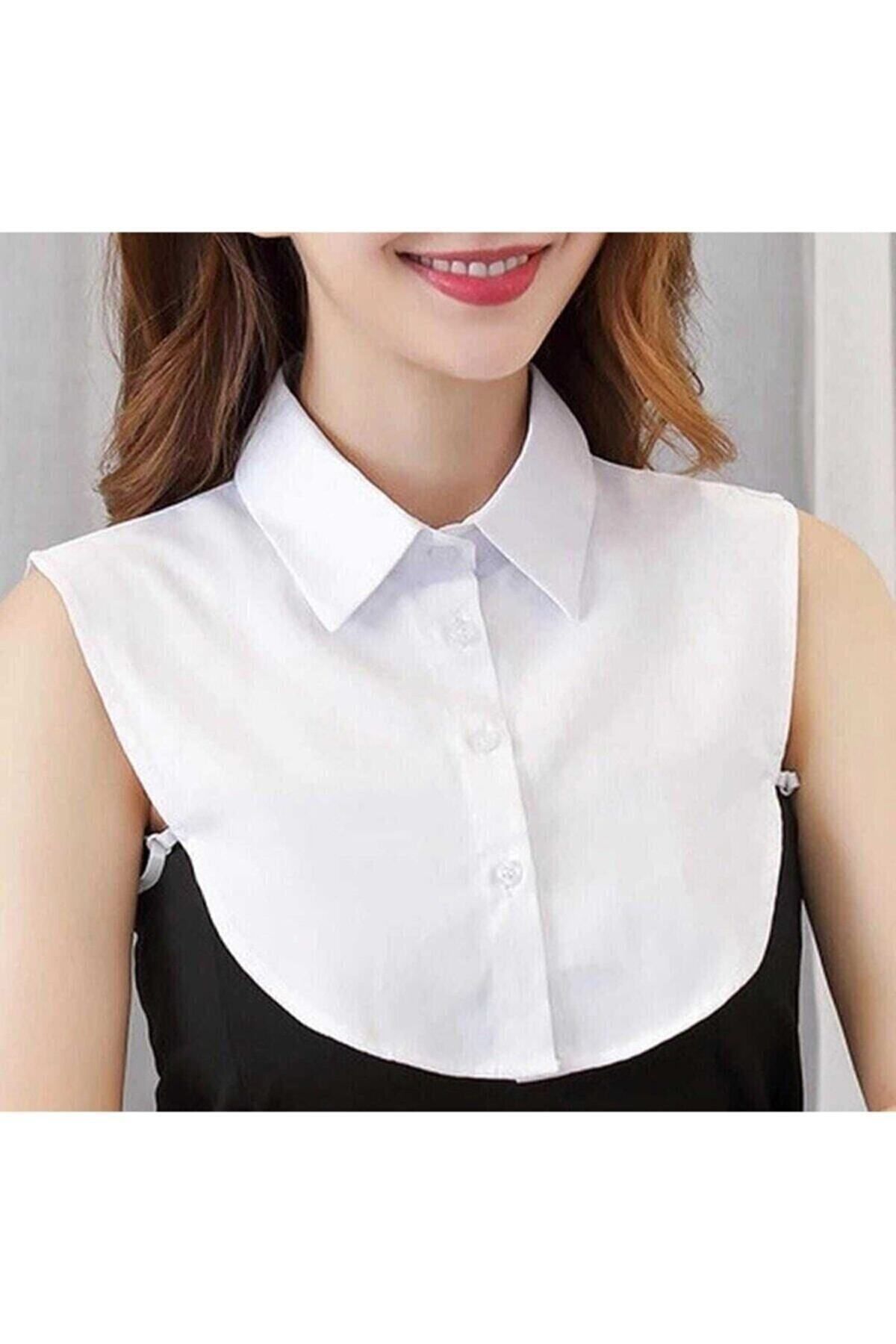 demi col de chemise faux col unisexe