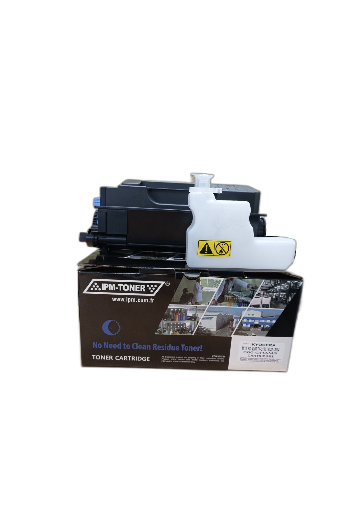 IPM-TONER - Kyocera Tk-3130 Muadil Toner Çipli Atık Kutulu