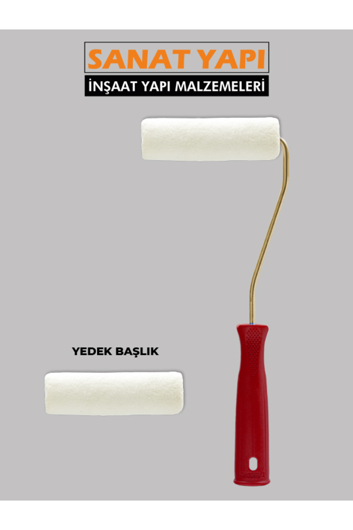 Dekor Saplı Kadife Rulo + Yedek Kadife Başlık