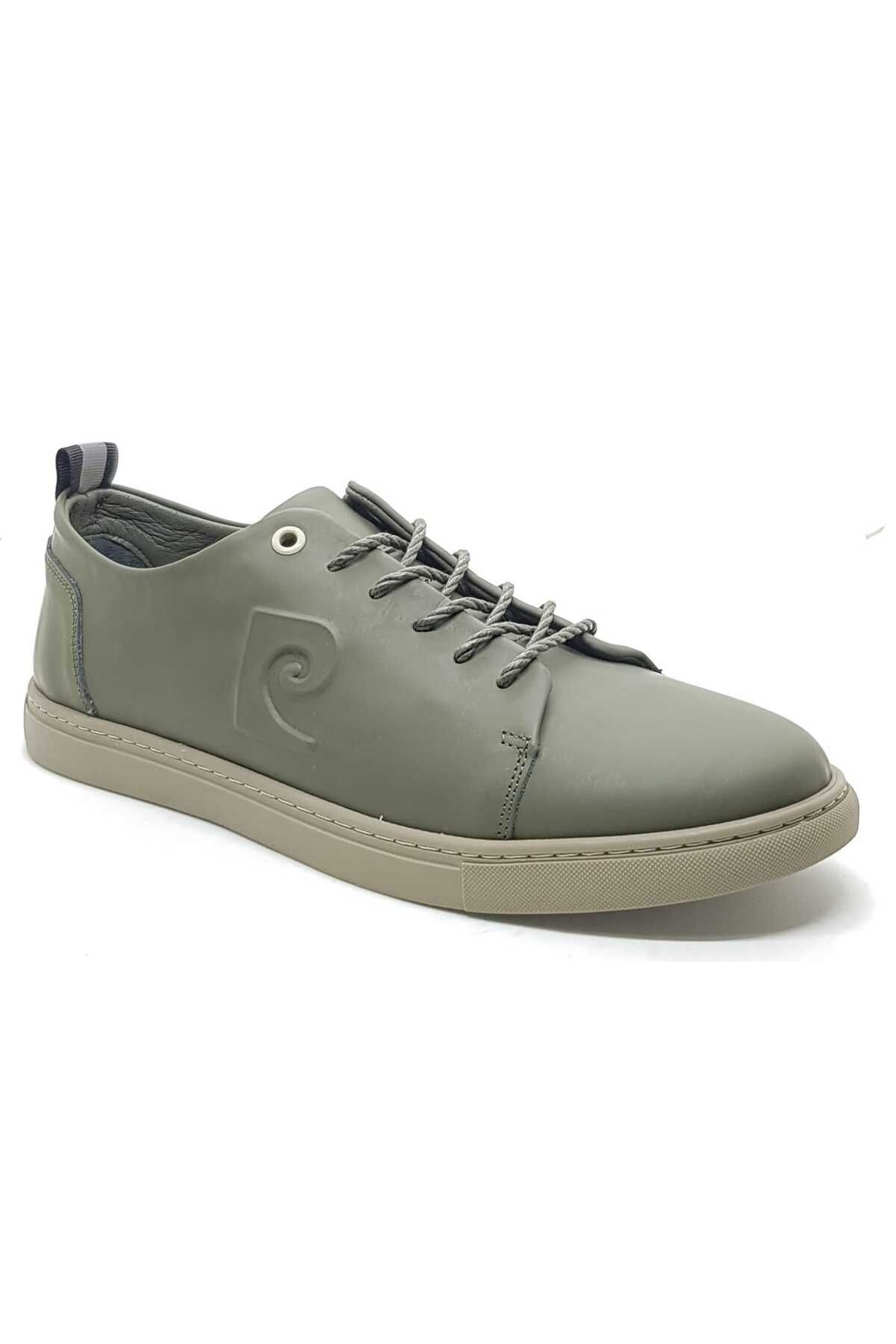 زیره کفش ارتوپدی چرم طبیعی خاکی Pierre Cardin