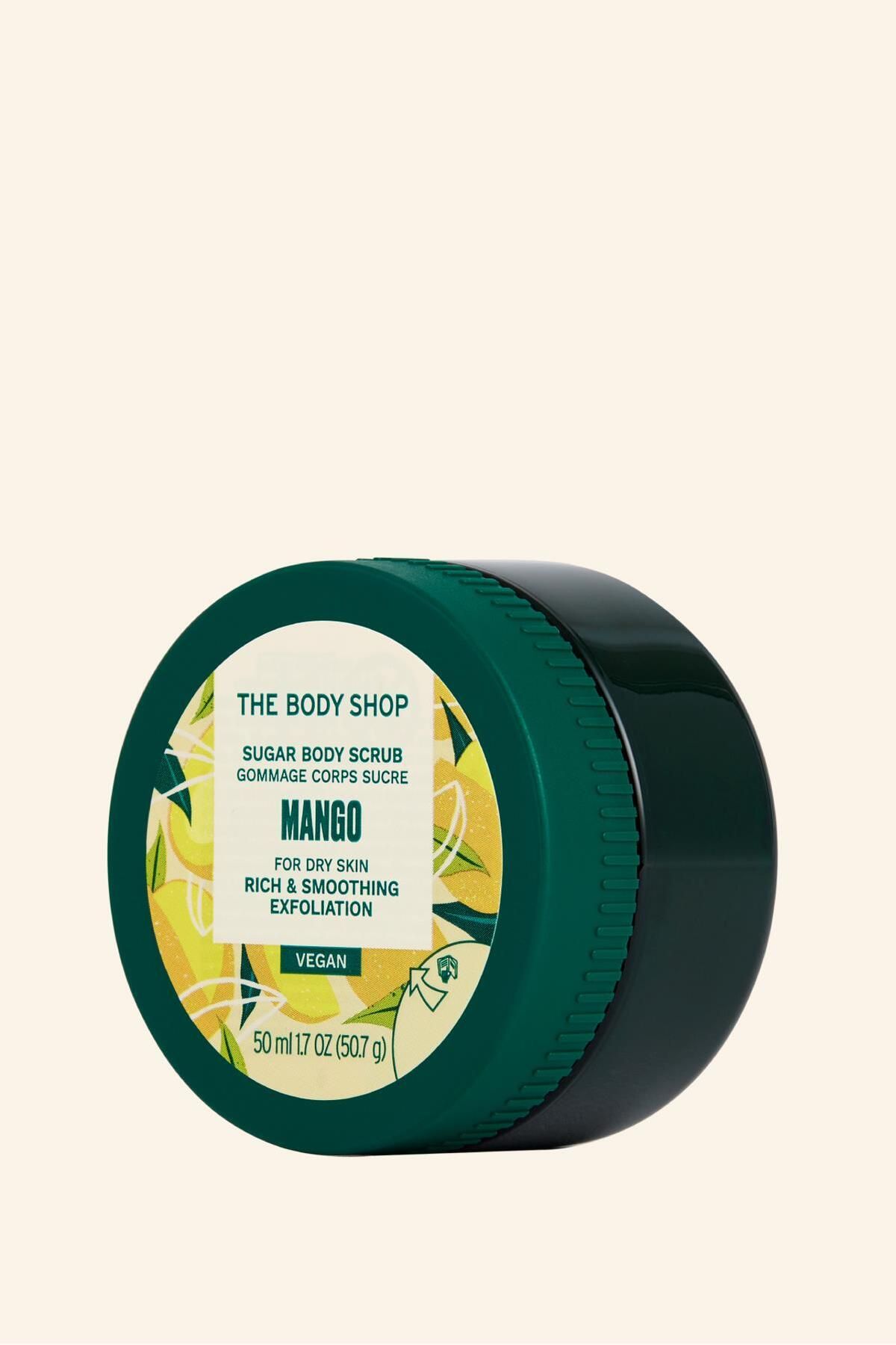 THE BODY SHOP پیلینگ بدن مانگو با مواد طبیعی ۹۰٪ بدون علامت تجاری