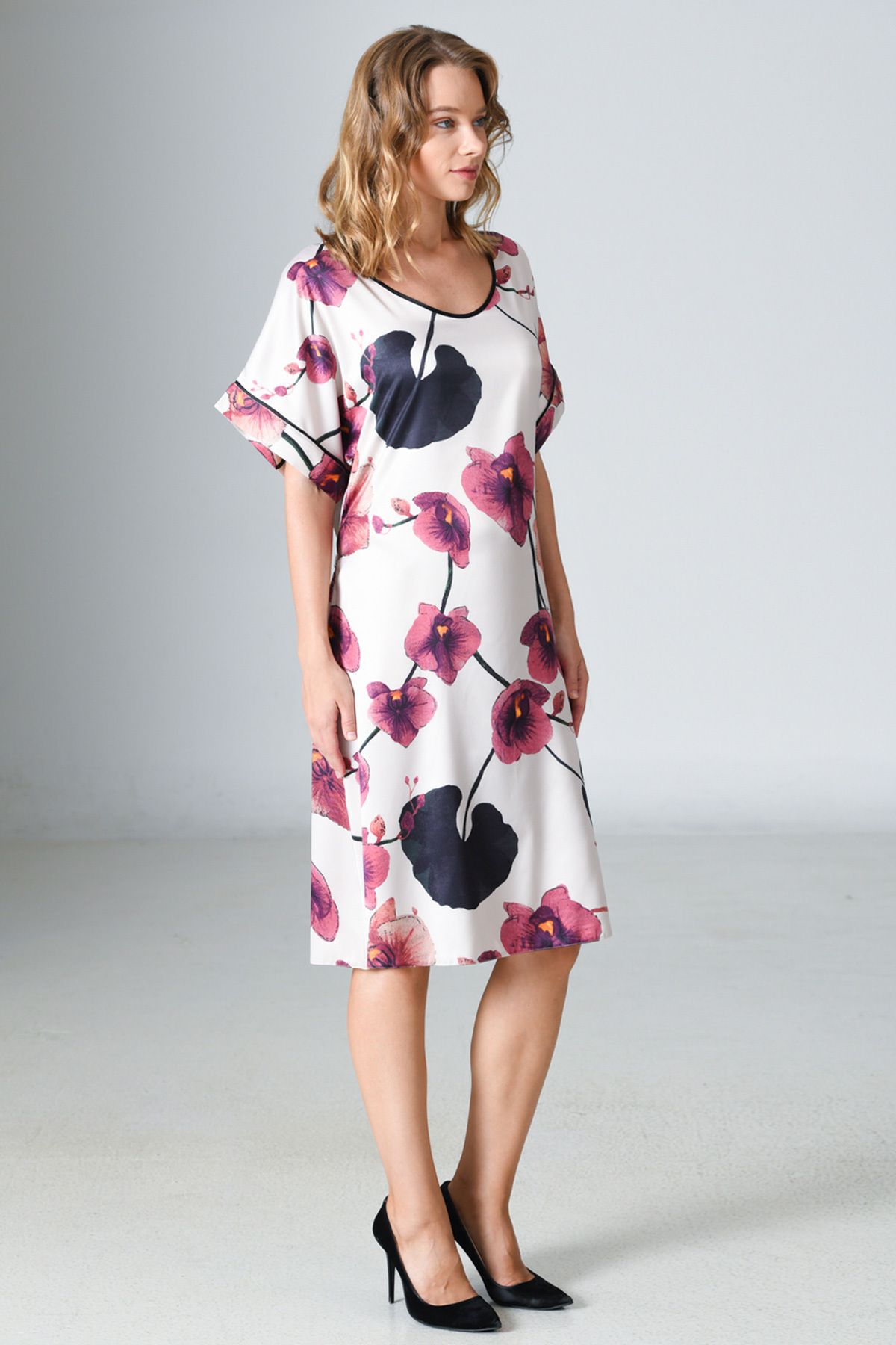 VİENETTA-Exclusive Short Sleeve Dress
,161059 4