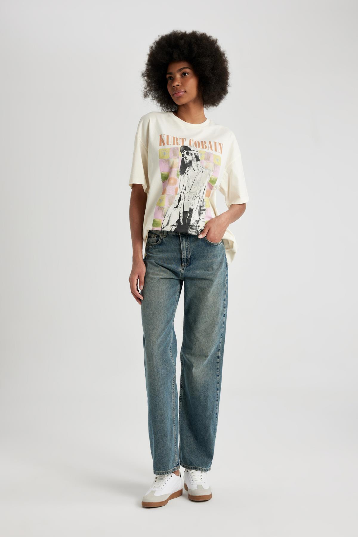 تی شرت زنانه دفاکتو | C3769AX24SM Defacto - Image 2