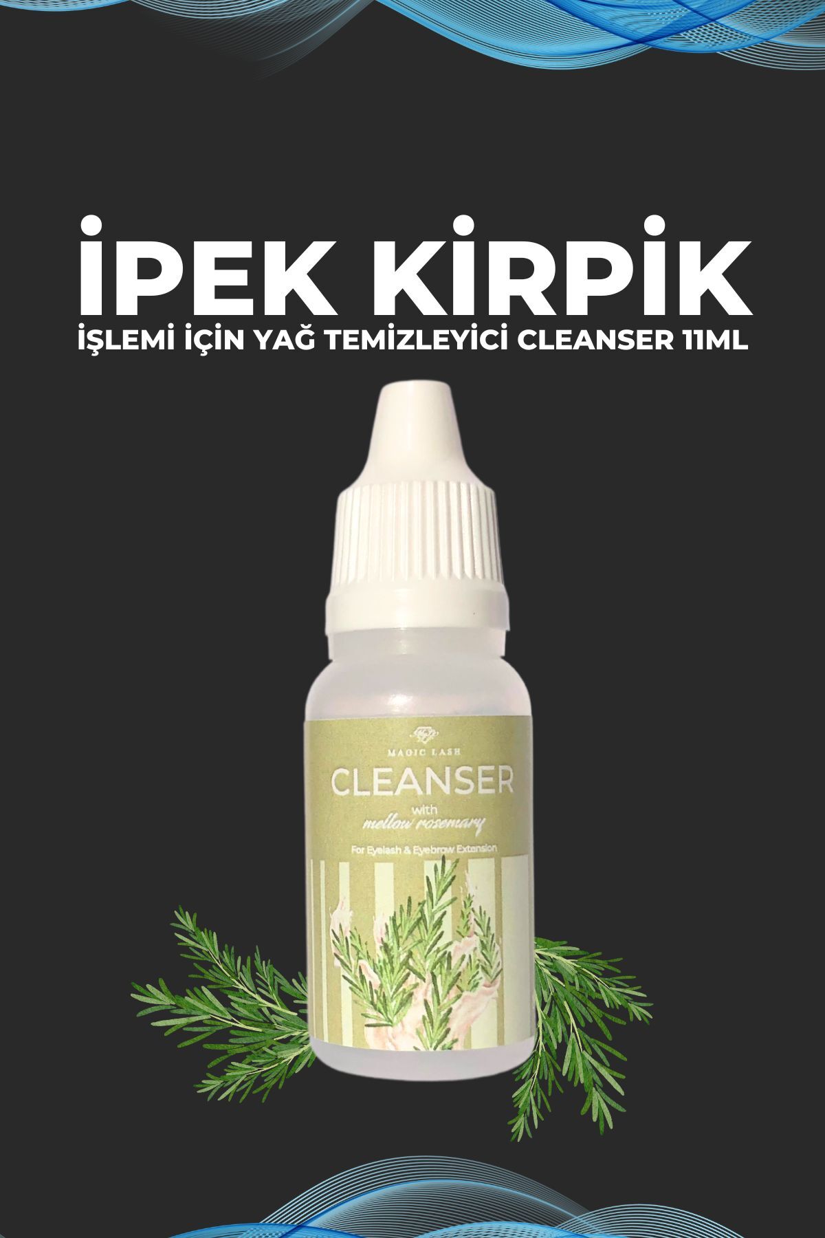 Ipek Kirpik & Kirpik Lifting Işleminde Doğal Kirpikleri Temizlemek Için Cleanser Rosemary 11ml — cleanser-rosemary