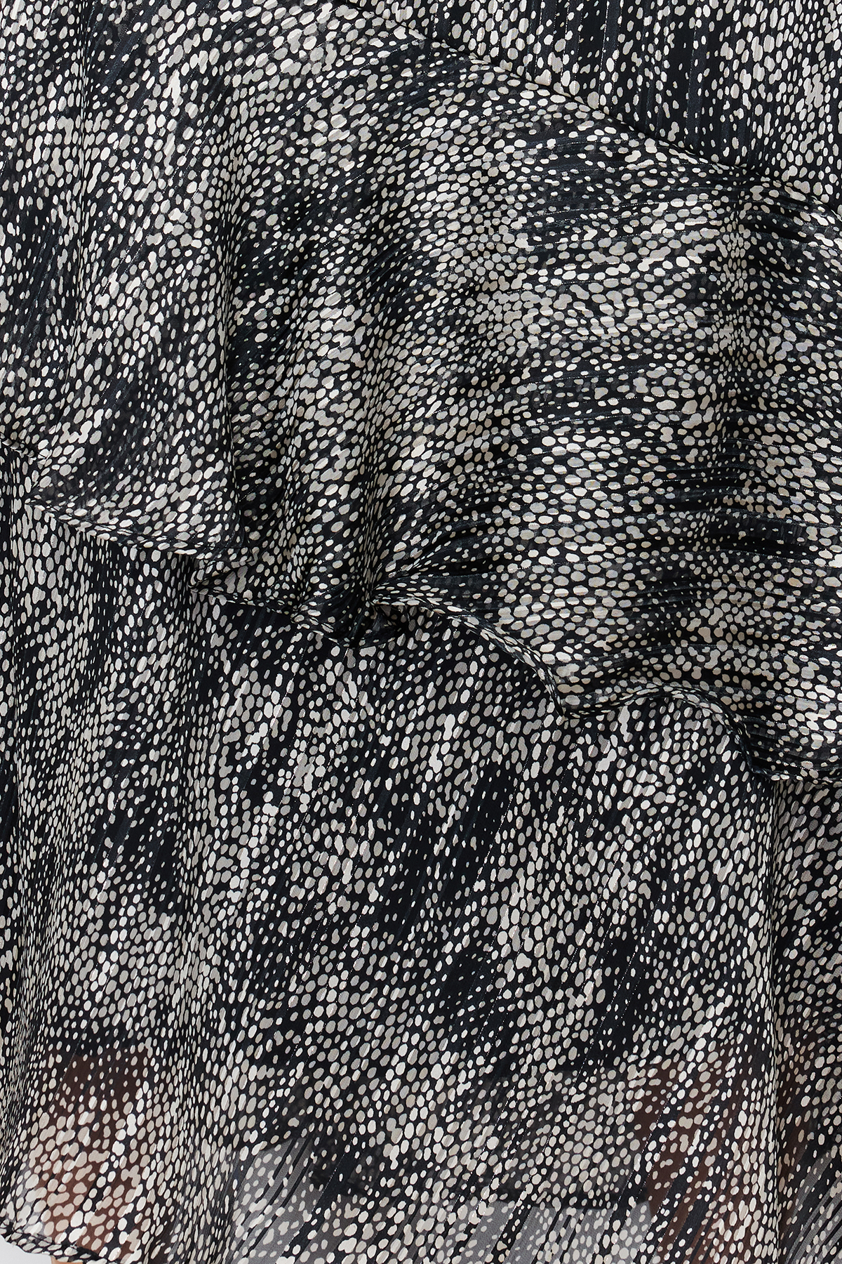 Trendyolmilla  Siyah Animal Desenli Astarlı Dokuma Etek TCTAW24EE00020 - Görsel 4