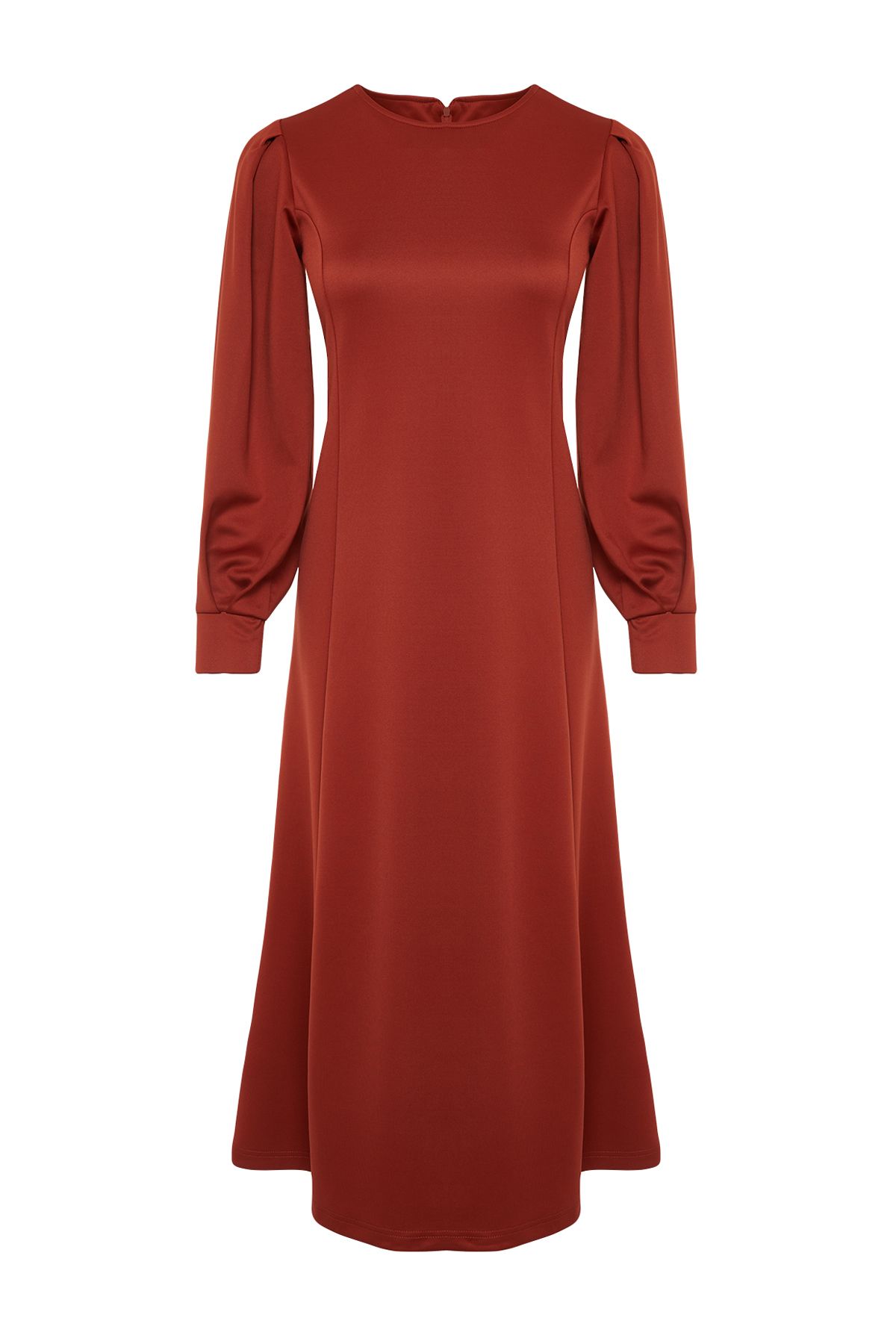 Trendyol Modest-Rochie de scafandru A-Line Tile Color - TCTSS24EB00110 6