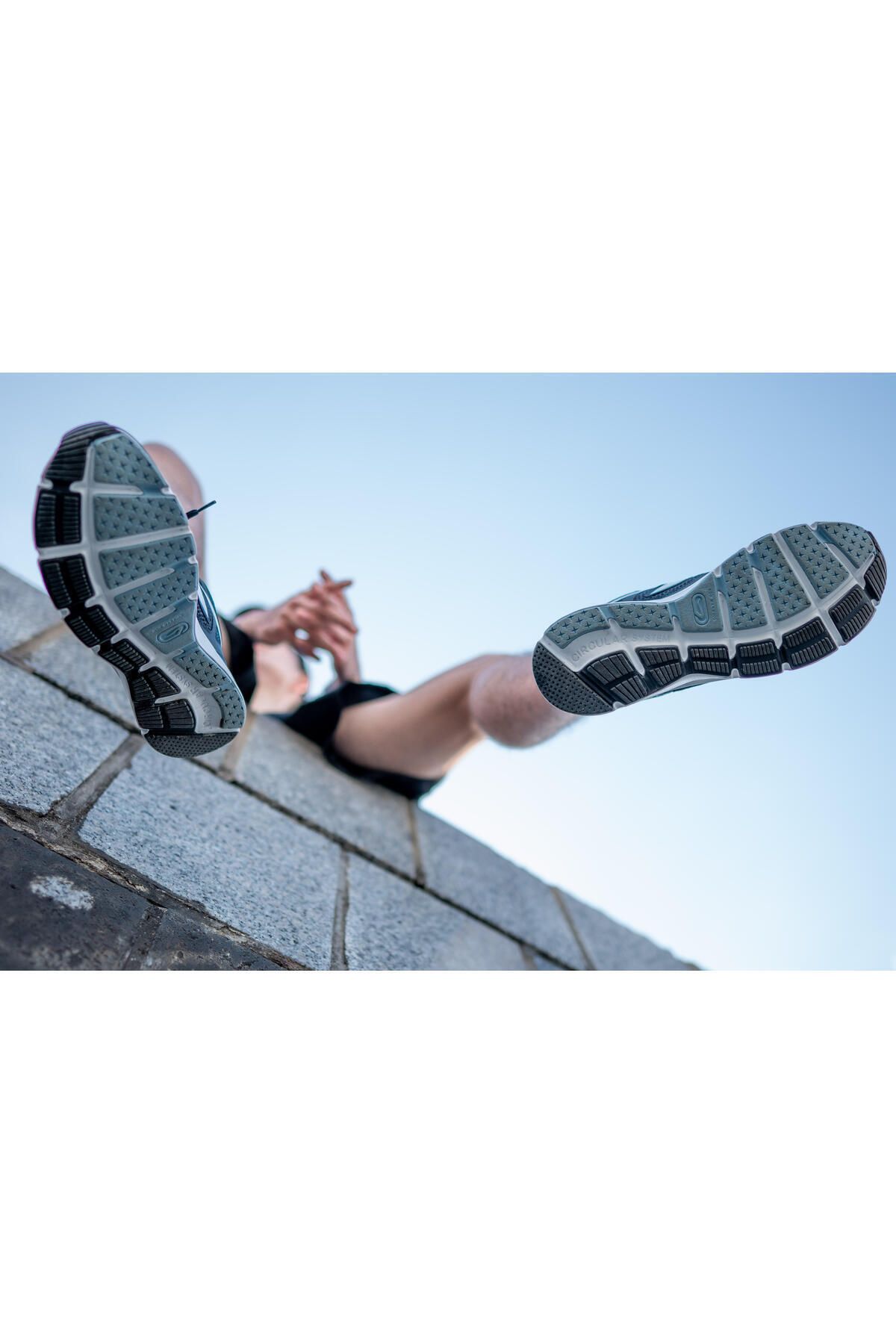 Decathlon-Kalenji Herren Laufschuhe Dunkelblau / Leichtes Temped Running - Run Active 8