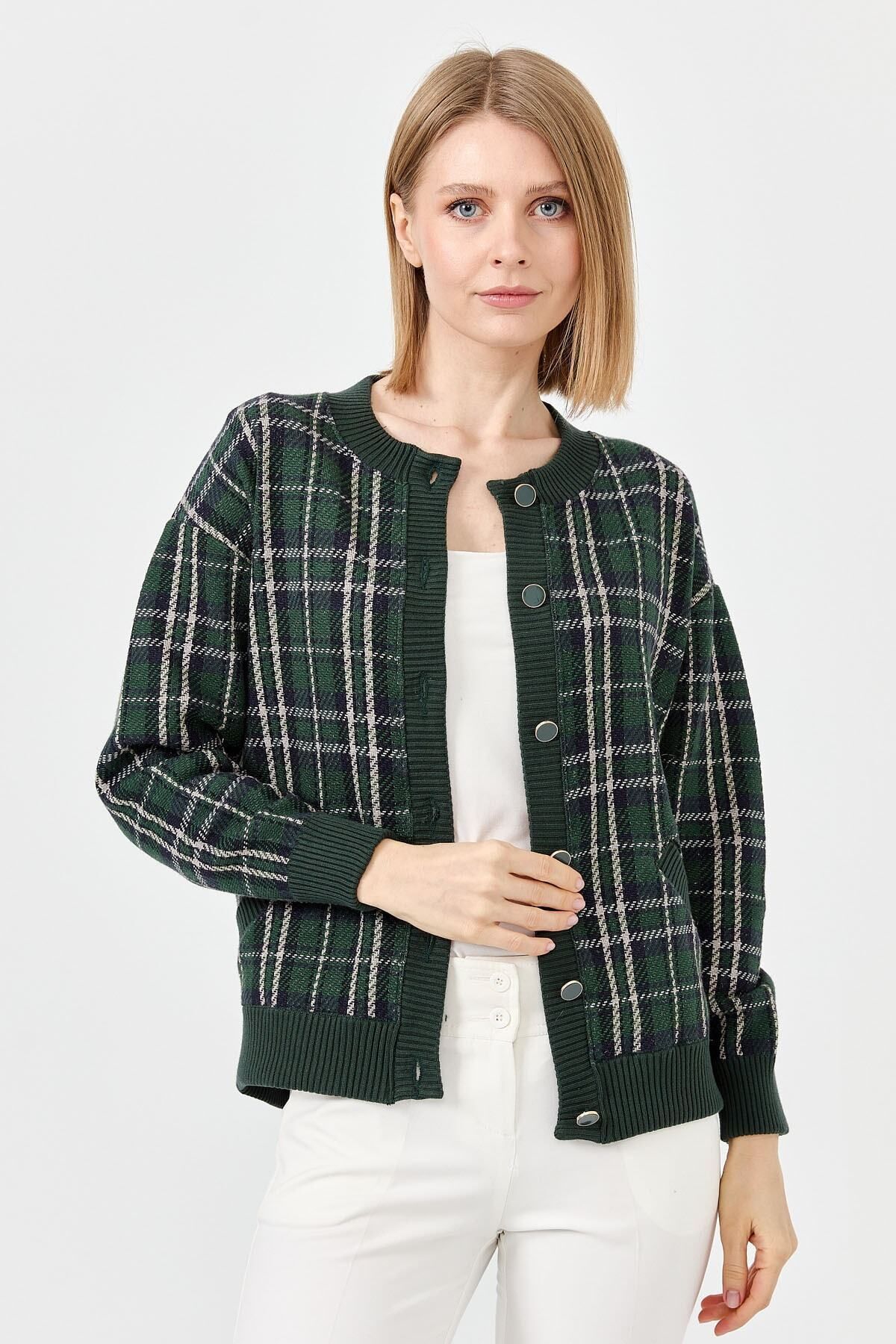 Plaid short jacket 2025