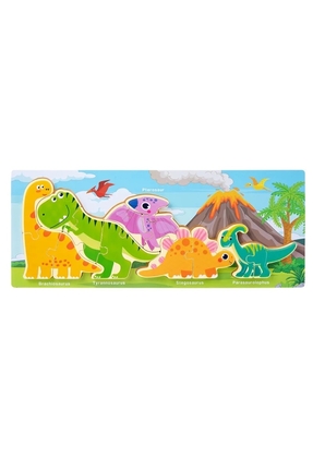 VeGa Baby Mom Dinazor Temalı Ahşap Çocuk Puzzle