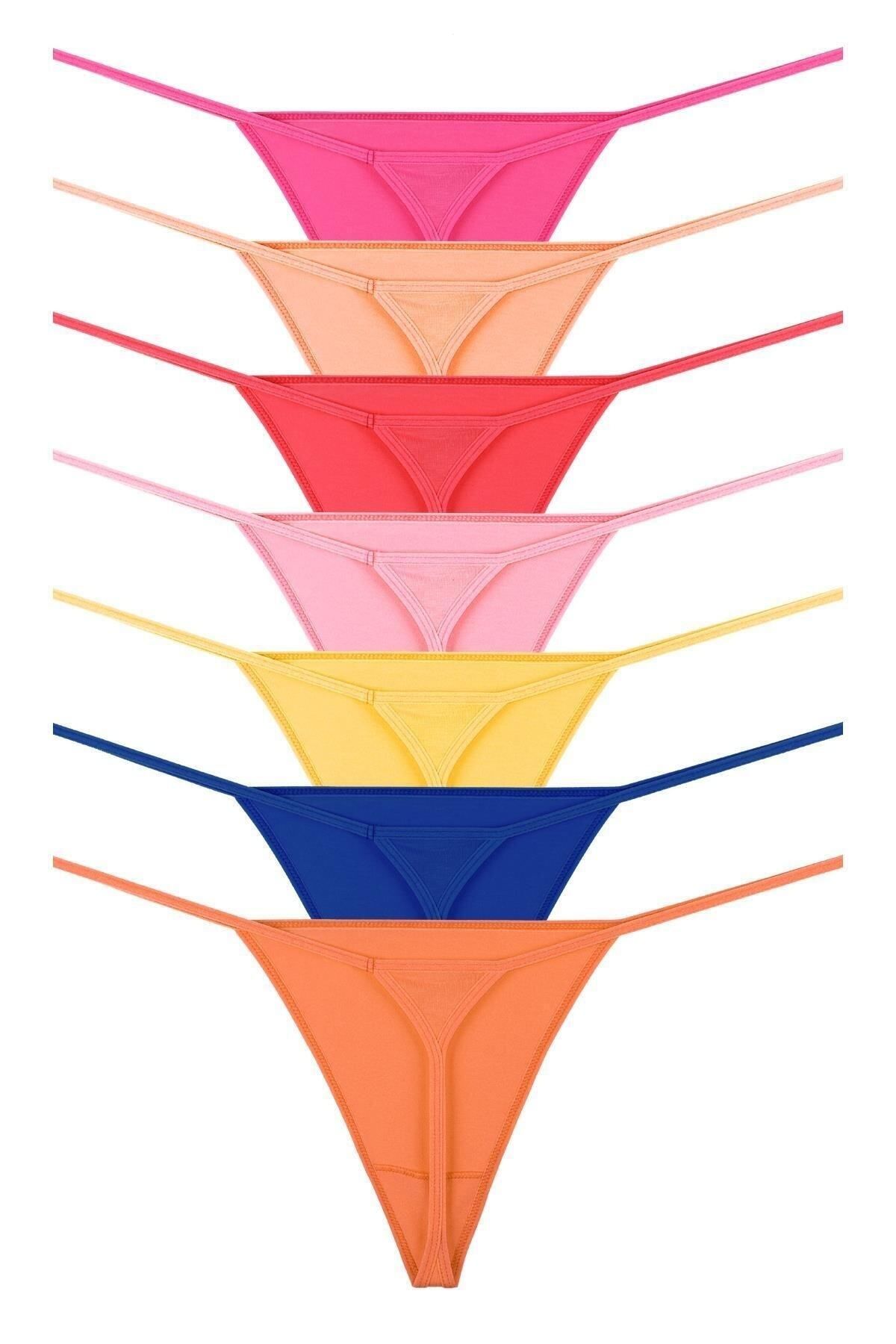 Sensu-Women's Stringed String 7 Pack Set - Kts2086 3