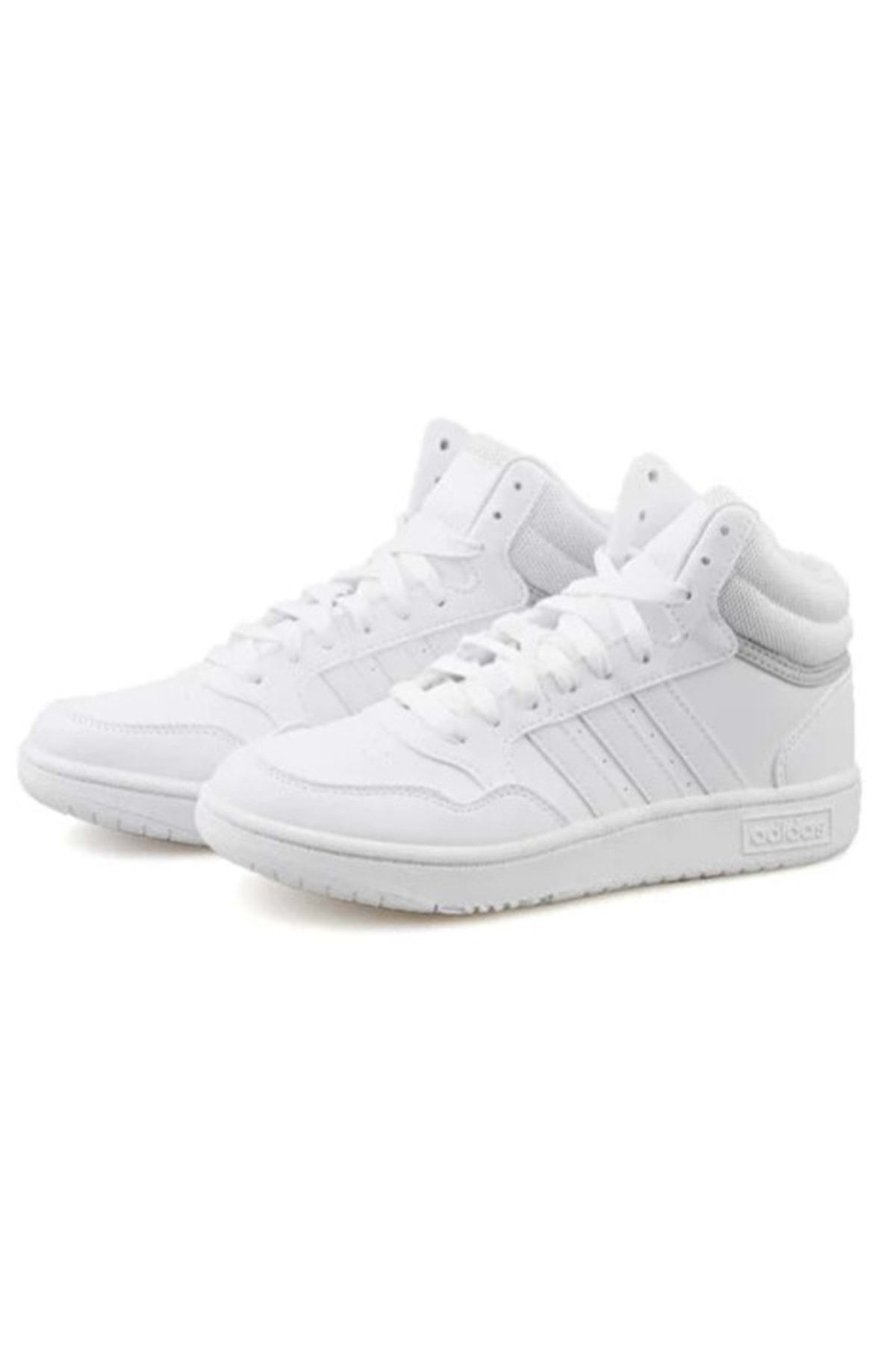 اسنیکر سفید مردانه و زنانه GW0401 HOOPS MID 3.0 K SNORED کفش های ورزشی adidas