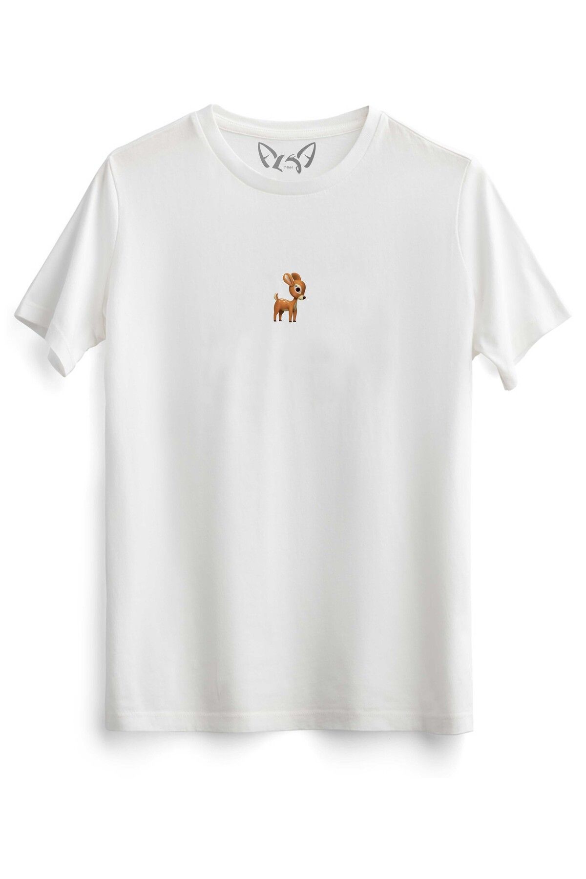 Alfa Tshirt Παιδικό Λευκό T-shirt Animal Ceylan Digital Printed für Adult Unisex - XS