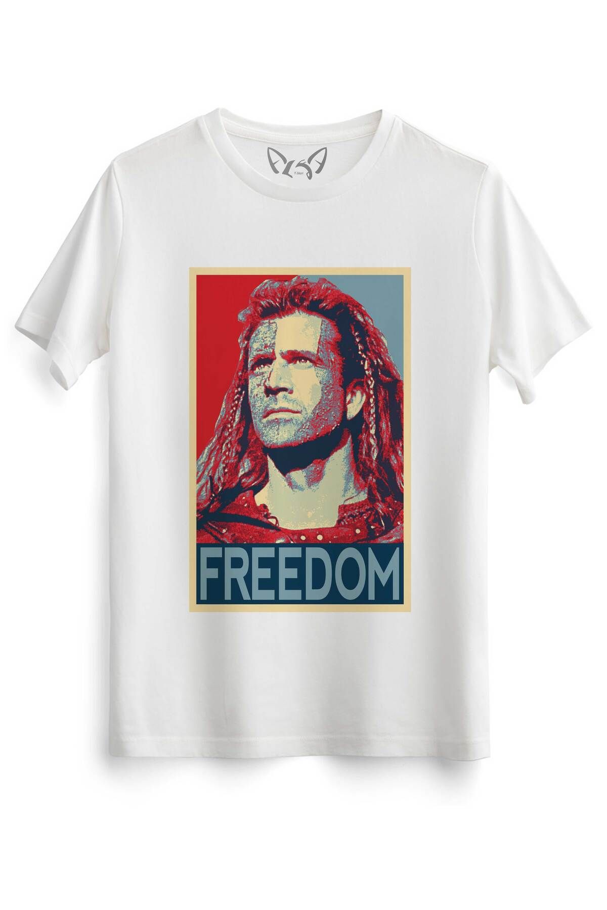 Alfa Tshirt Tricou Alb Pentru Copii Cu Imprimeu Braveheart Design Unisex - 11–12 years