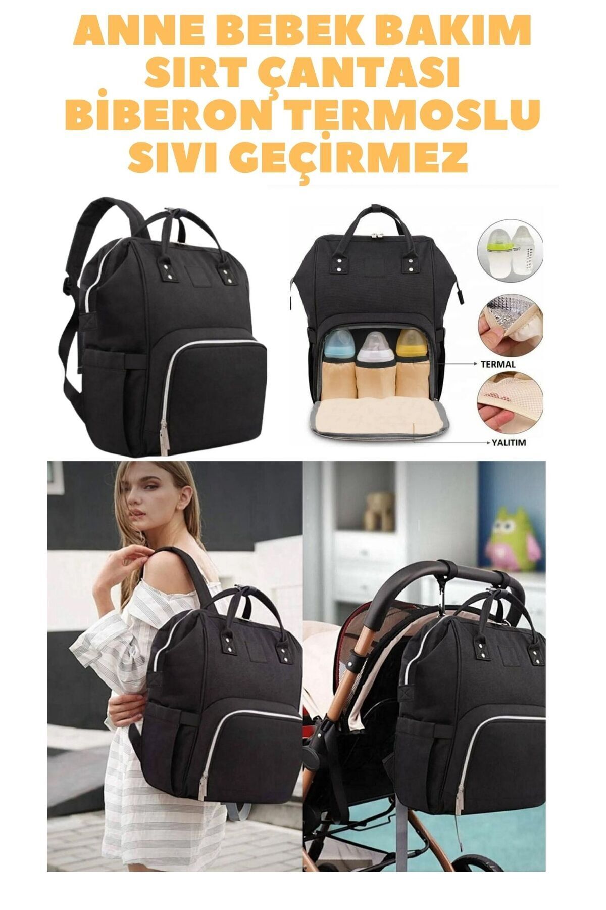 TURHAN BEBE Bebek Arabası Puset Beşik Banyo Seti Yürüteç Çanta Yürüteç Mama Sandalyesi Oyun Halısı fotoğrafı 5 (önizleme)