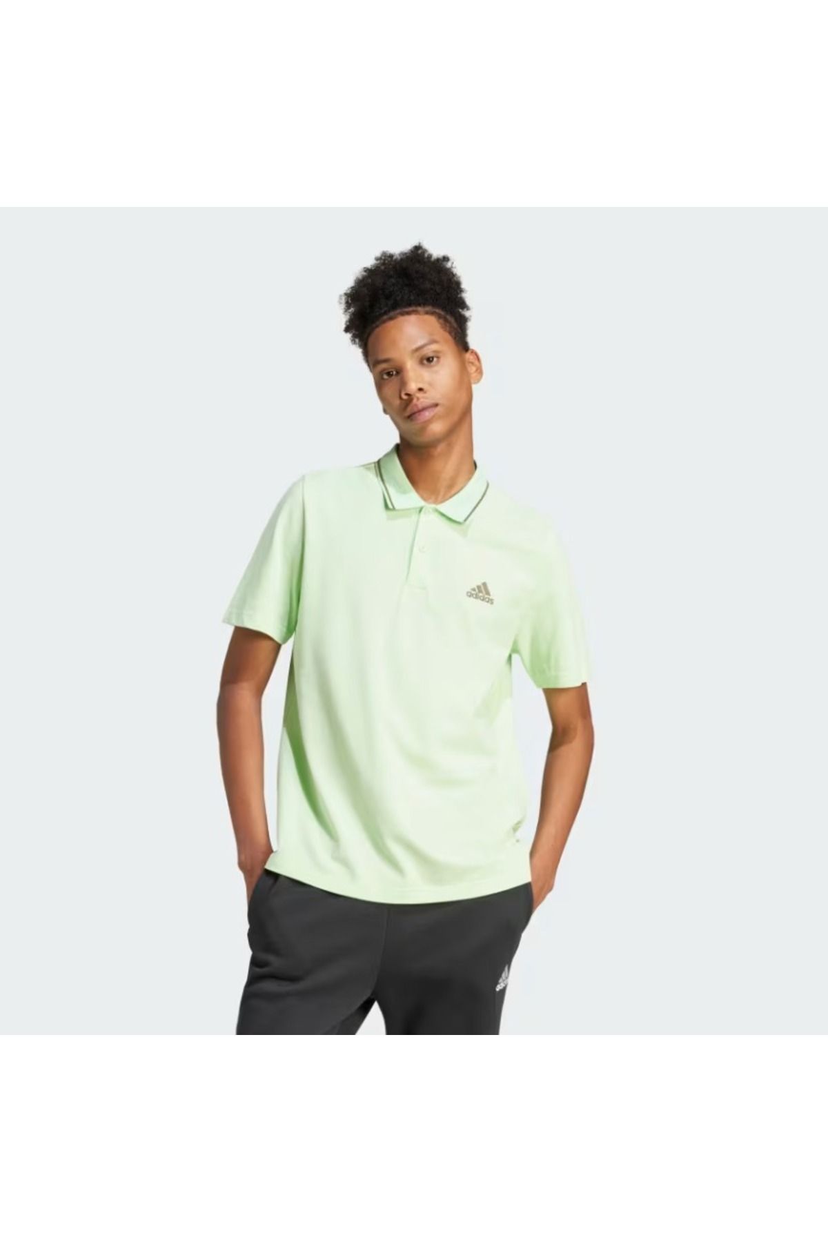 تی شرت مردانه با لوگوی کوچک Essentials Pique adidas