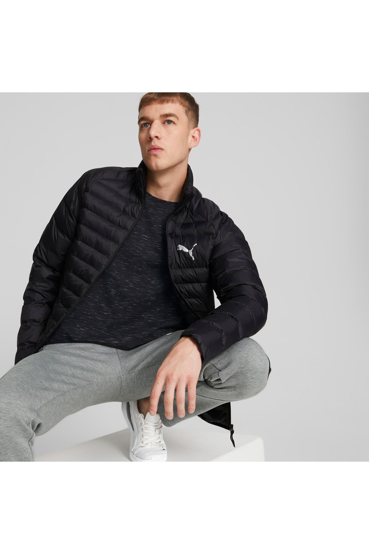 کاپشن مشکی مردانه Packlite Primaloft Puma