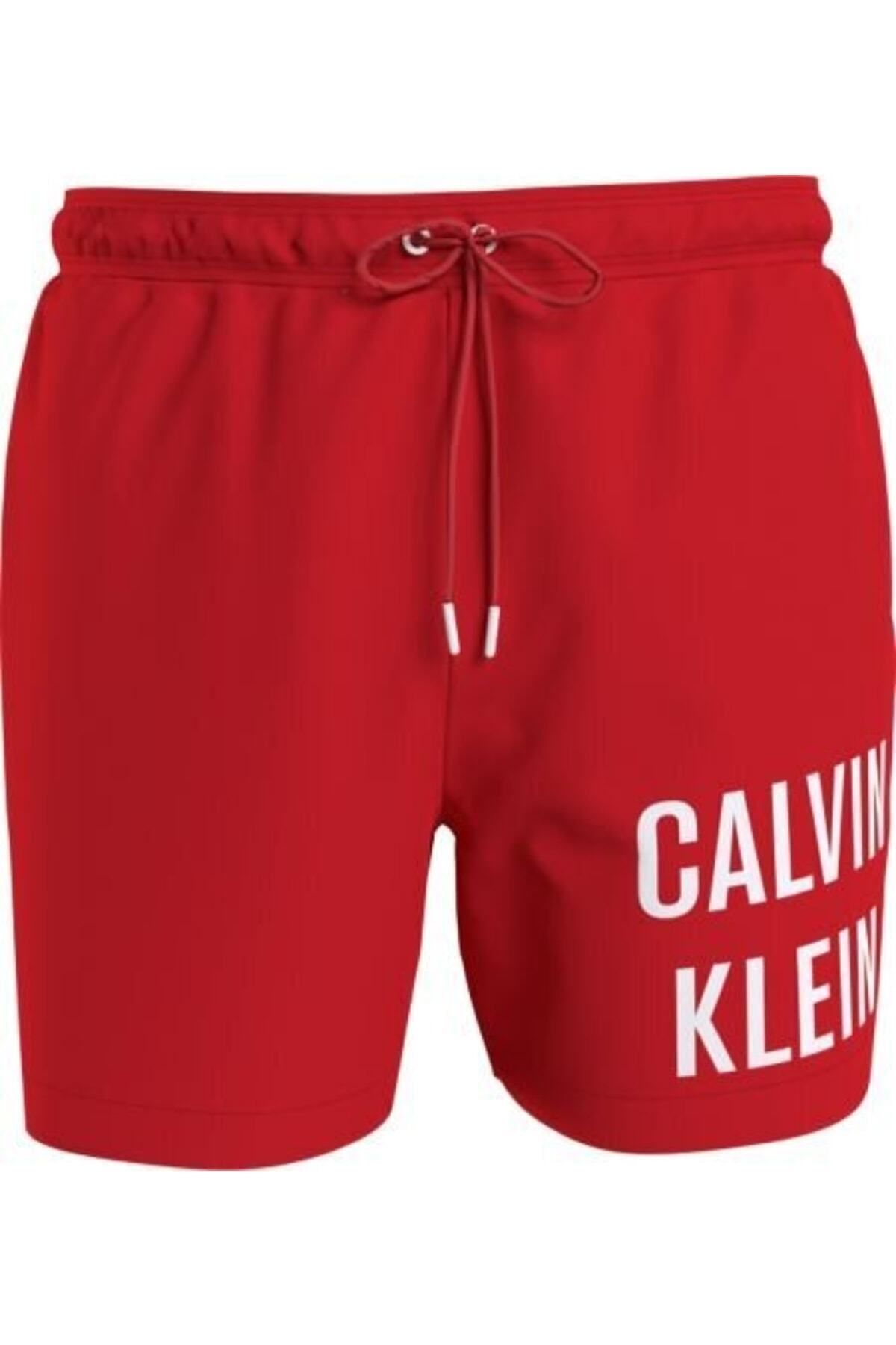Calvin klein hot sale shorts red