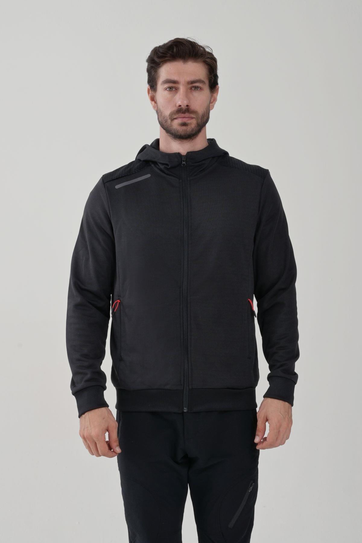 Exuma  Erkek Siyah Sweat 2212099