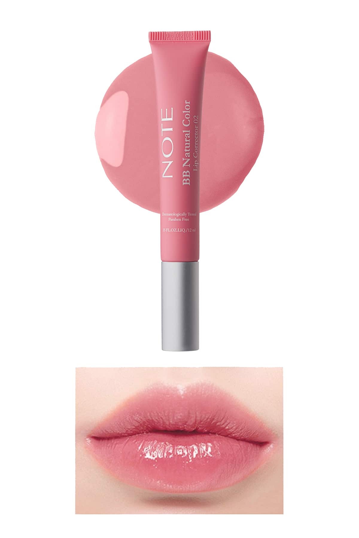 Note Cosmetics Bb Lip Corrector Dudak Parlatıcısı 02 Pembe & Happy Tint ...