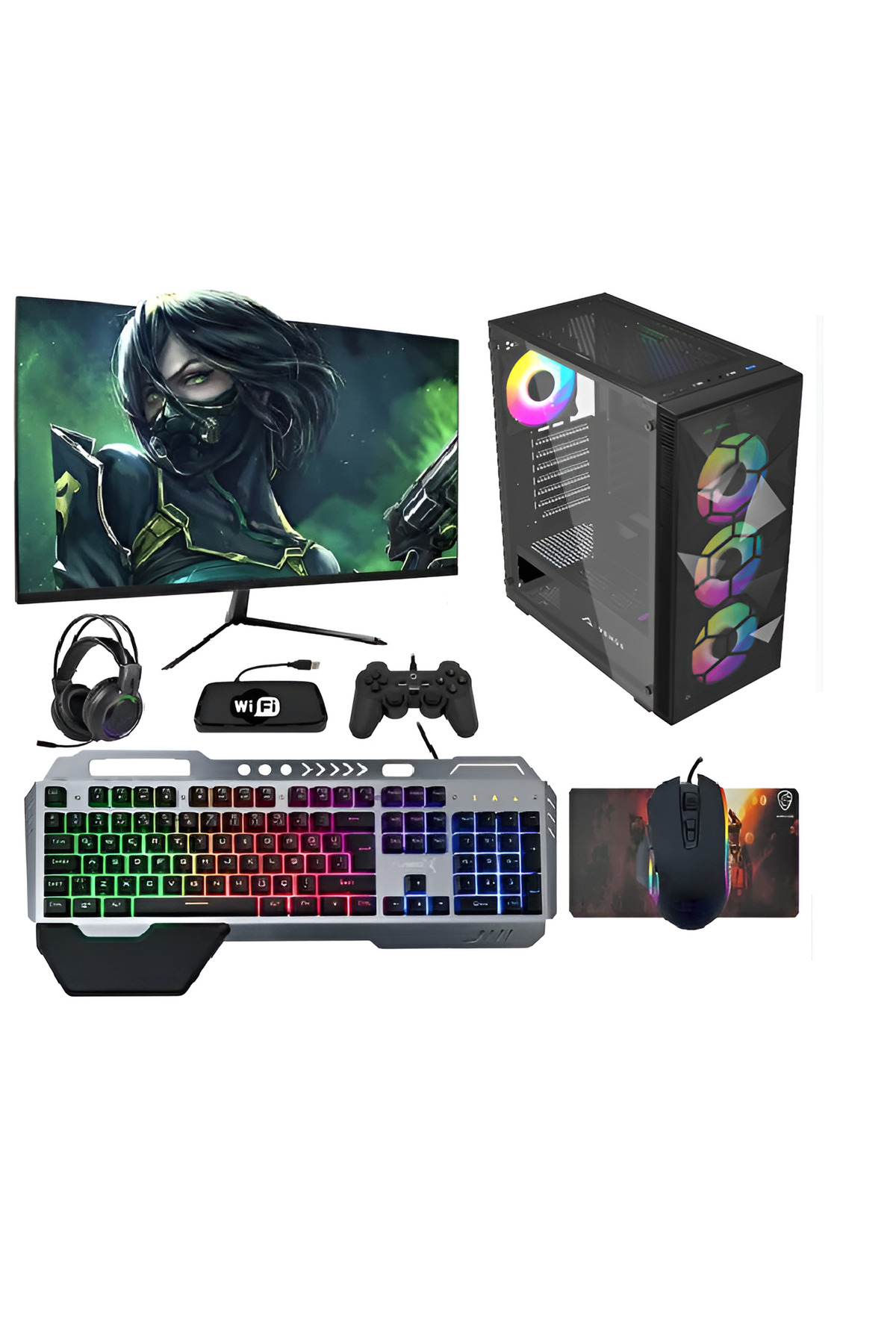 Gaming Game CacheX N12X Amd Ryzen 5 5500 32GB 1tb SSD RX6600 27