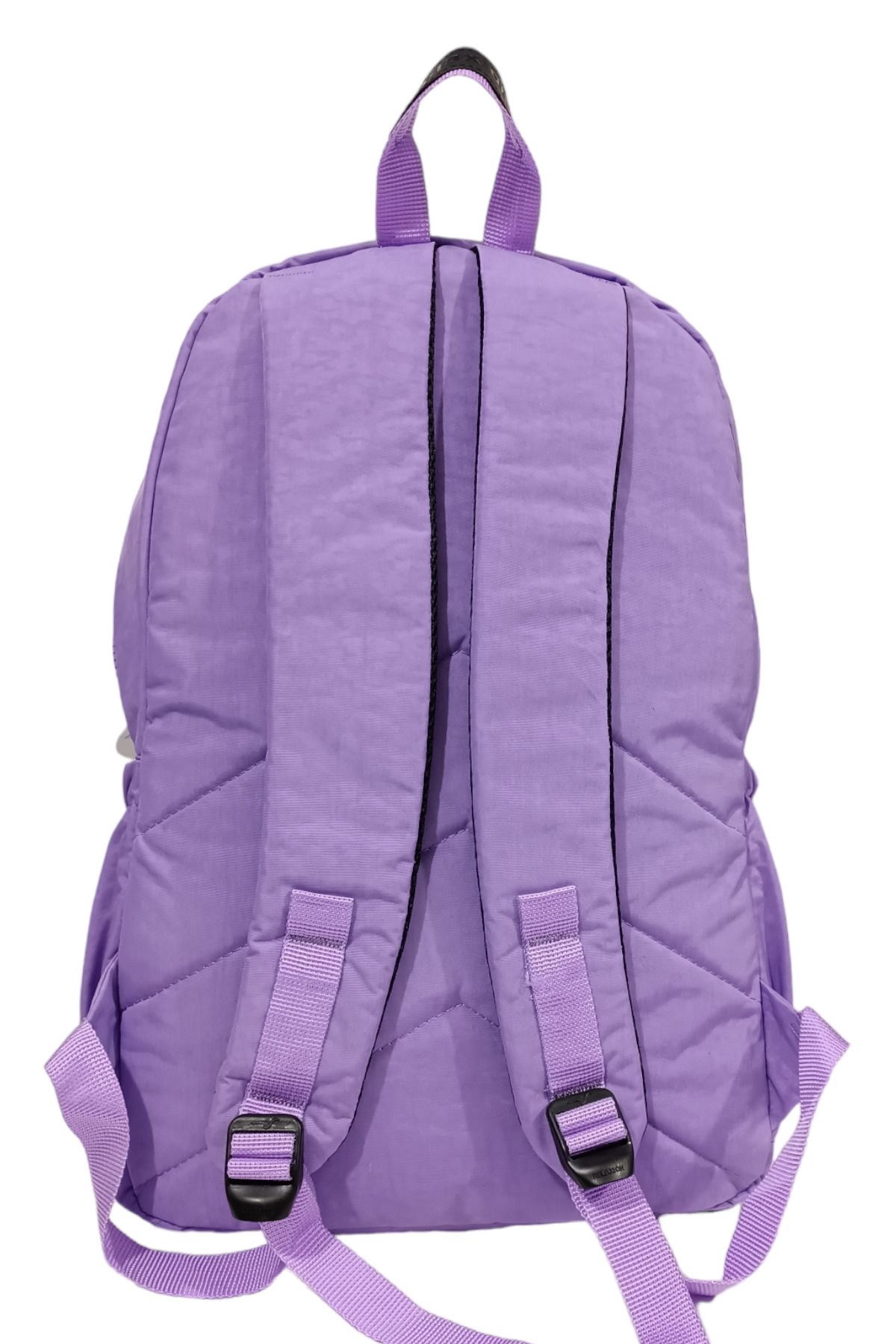 RKY SERENITY-Relaxion Lilac Waterproof Clinker Fabric Multi-Compartment School Backpack with Large Internal Volume 4