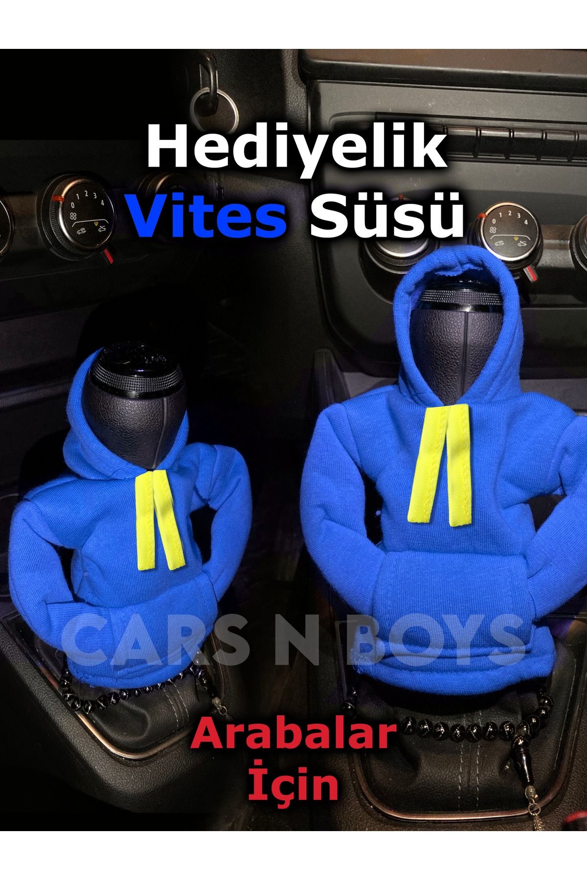 Подарочный аксессуар CARSNBOYS с капюшоном, флис для переключения передач, украшение для переключения передач, подарочная толстовка с переключением передач для автомобиля, синяя AK20253