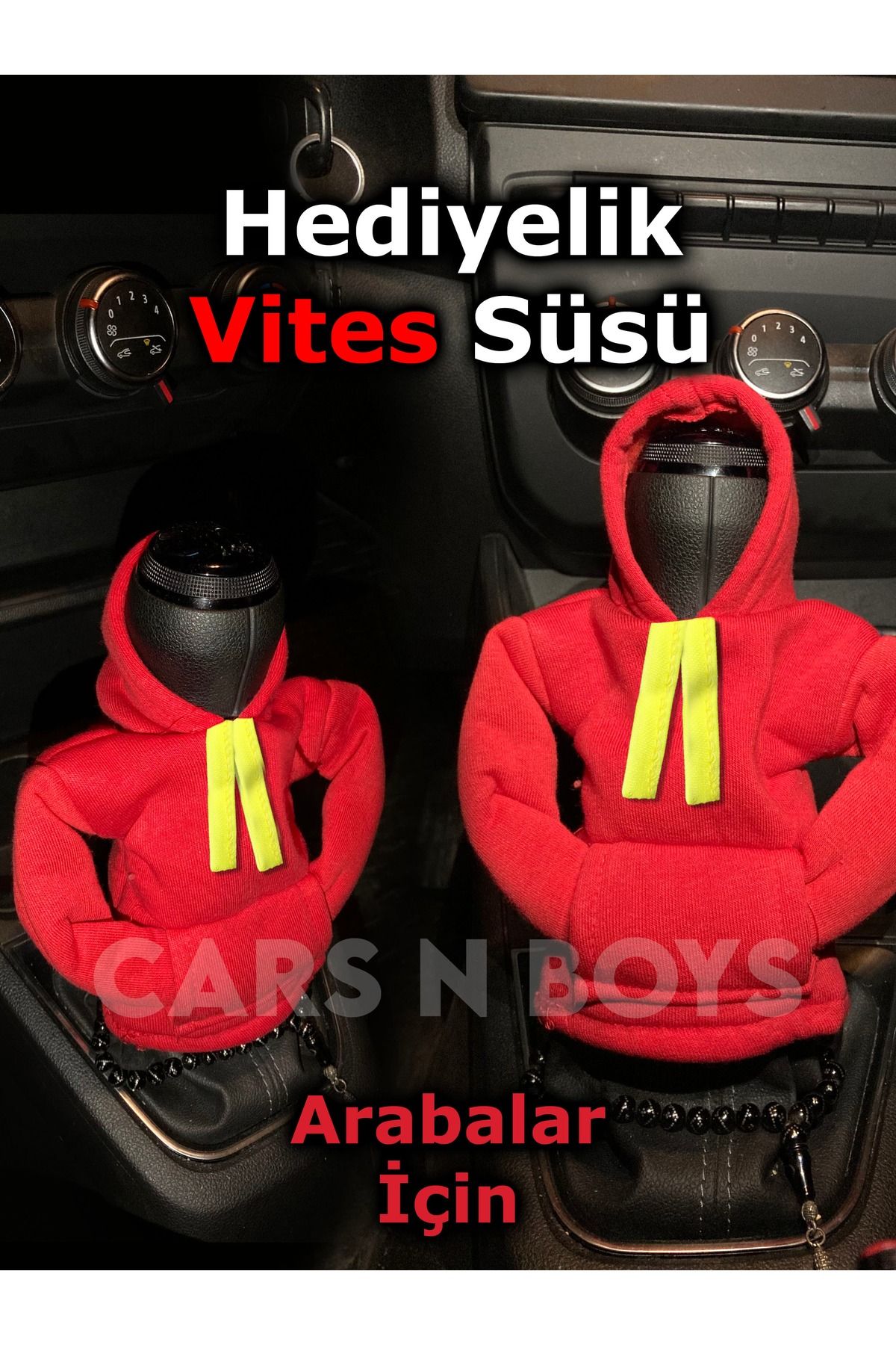 CARSNBOYS аксессуар для переключения передач с капюшоном, флис для переключения передач, украшение для переключения передач в подарок, автомобильная толстовка с переключением передач, красная OKMYSn1119680