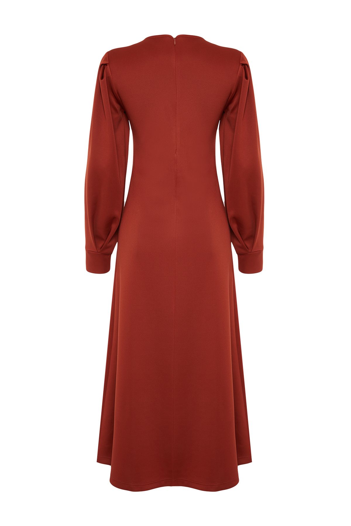 Trendyol Modest-Rochie de scafandru A-Line Tile Color - TCTSS24EB00110 7