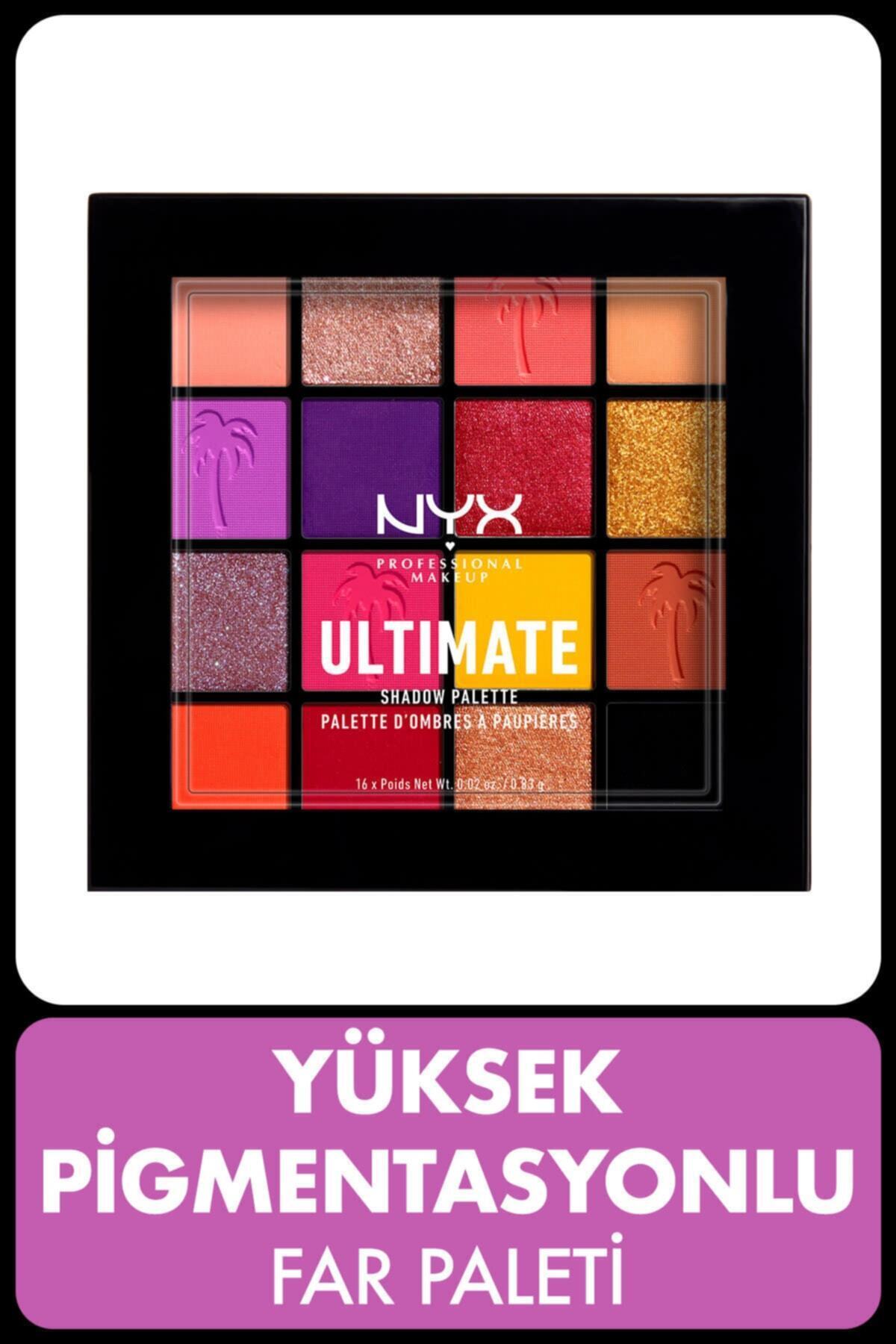 پالت سایه نیکس فستیوال رنگای جیغ و شاین Nyx Festival