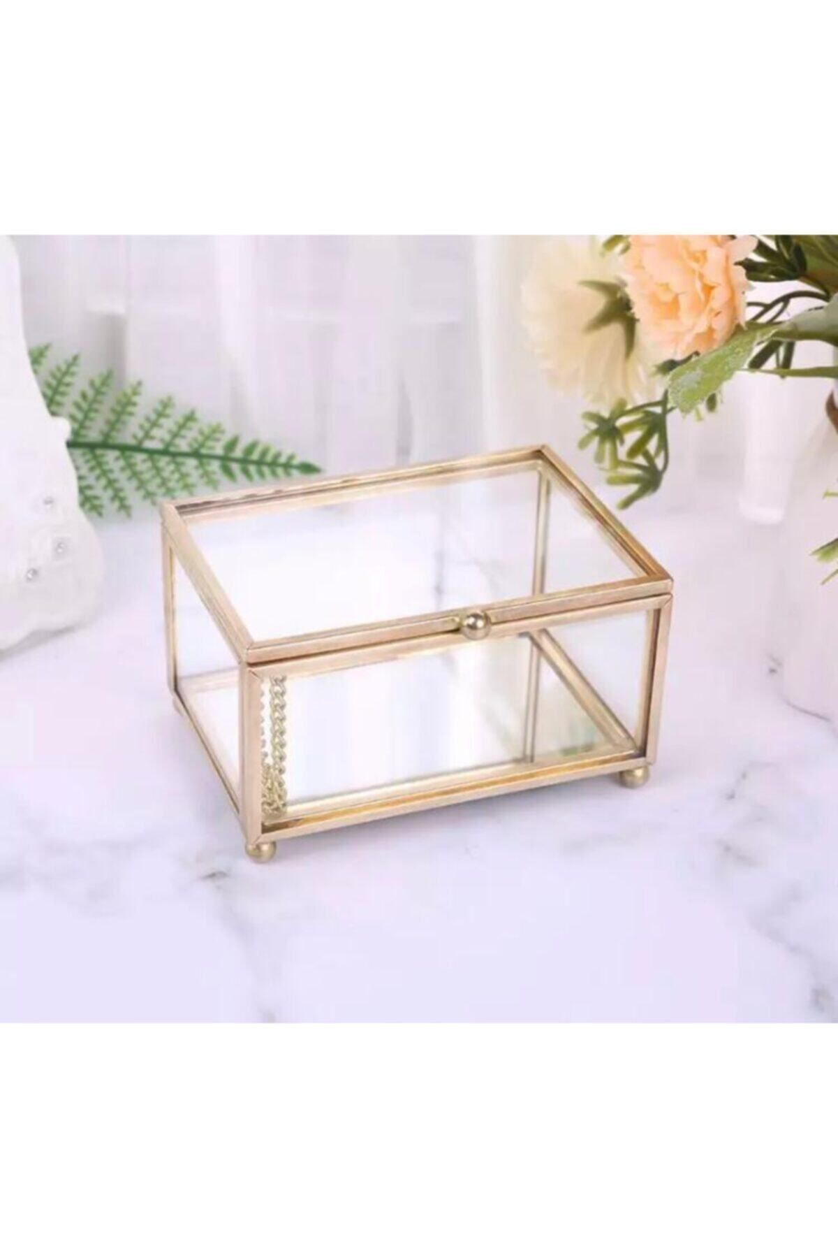 Glass jewelry box on sale