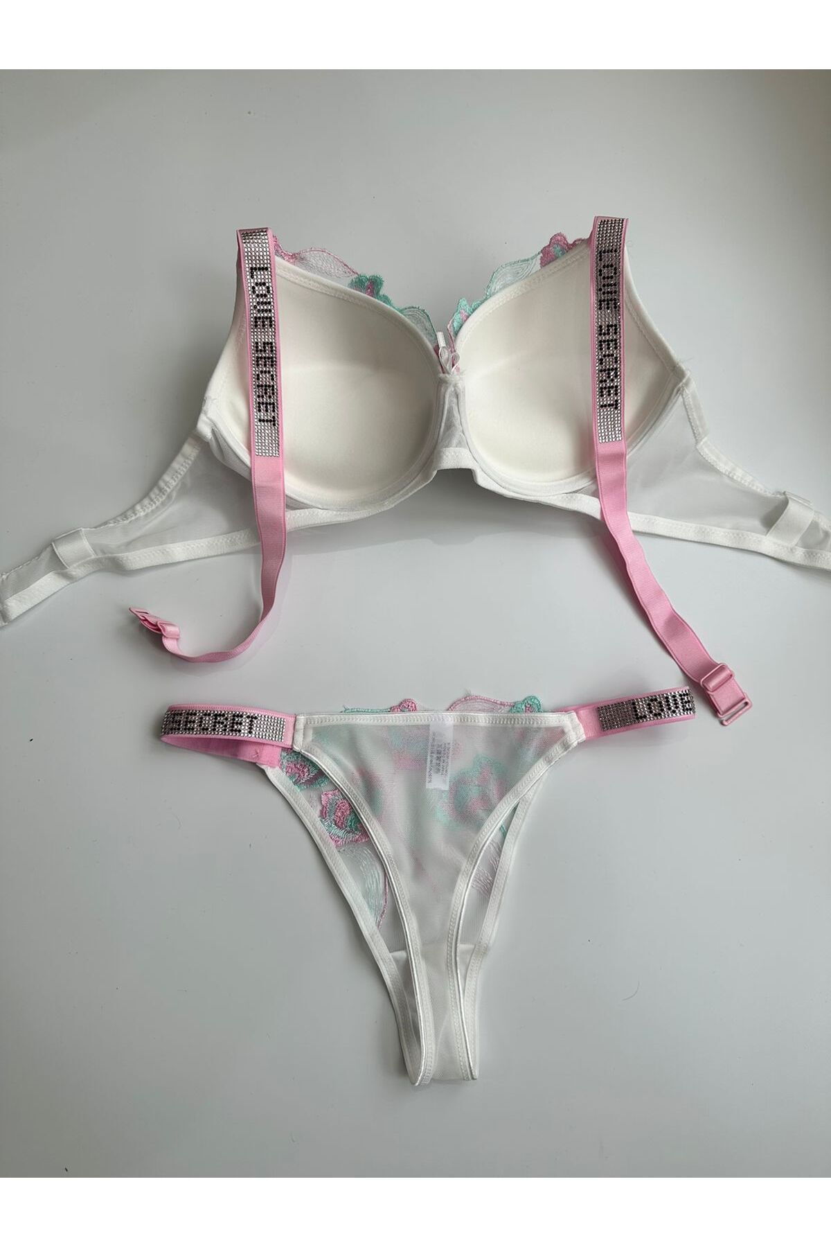 MAVEA Underwear Set - Pink - Floral - Trendyol