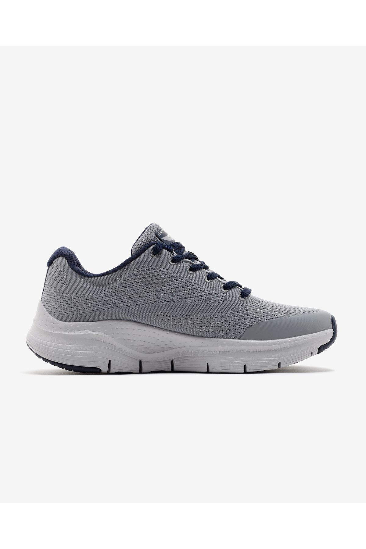 Gray skechers tennis shoes store