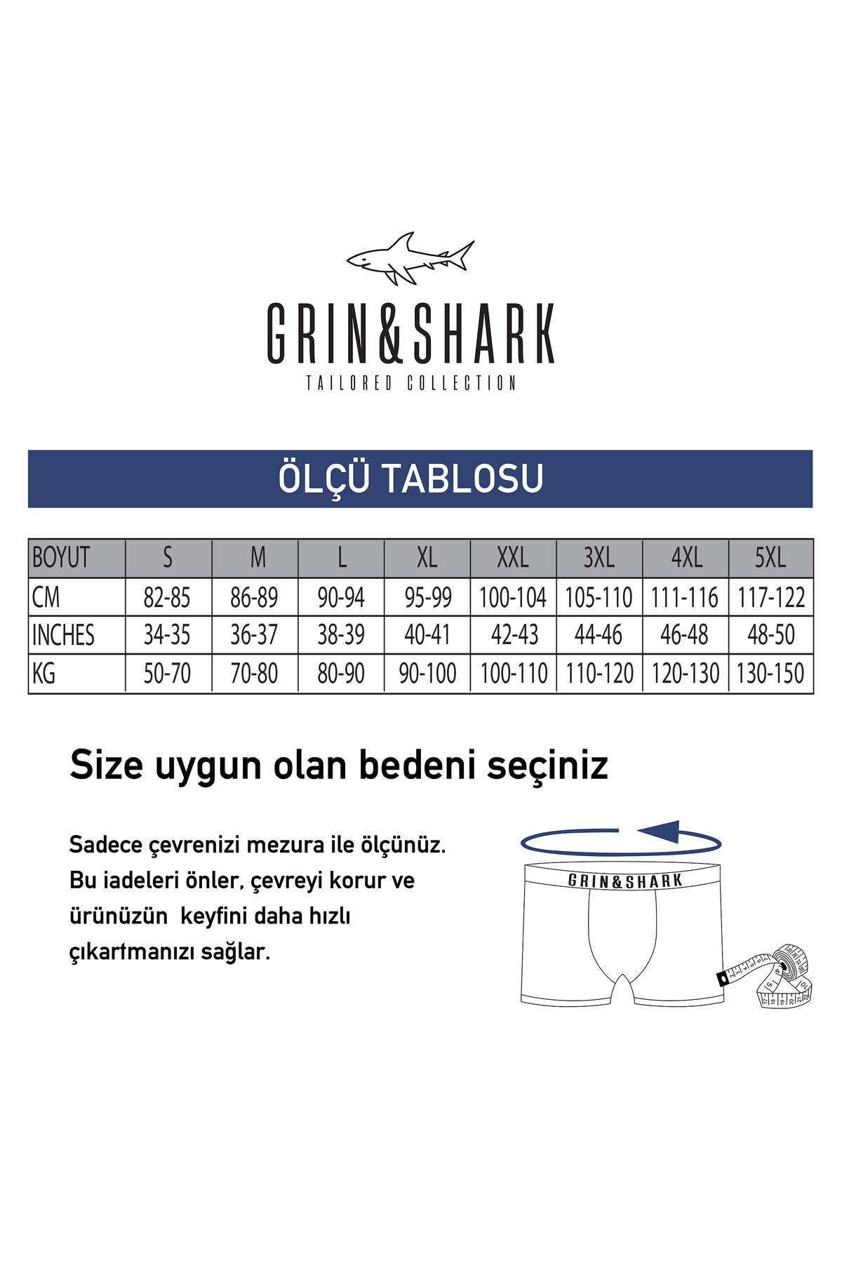 باکسر مردانه بورگوندی GRINSHARK | 1002 اورجینال - تصویر 6