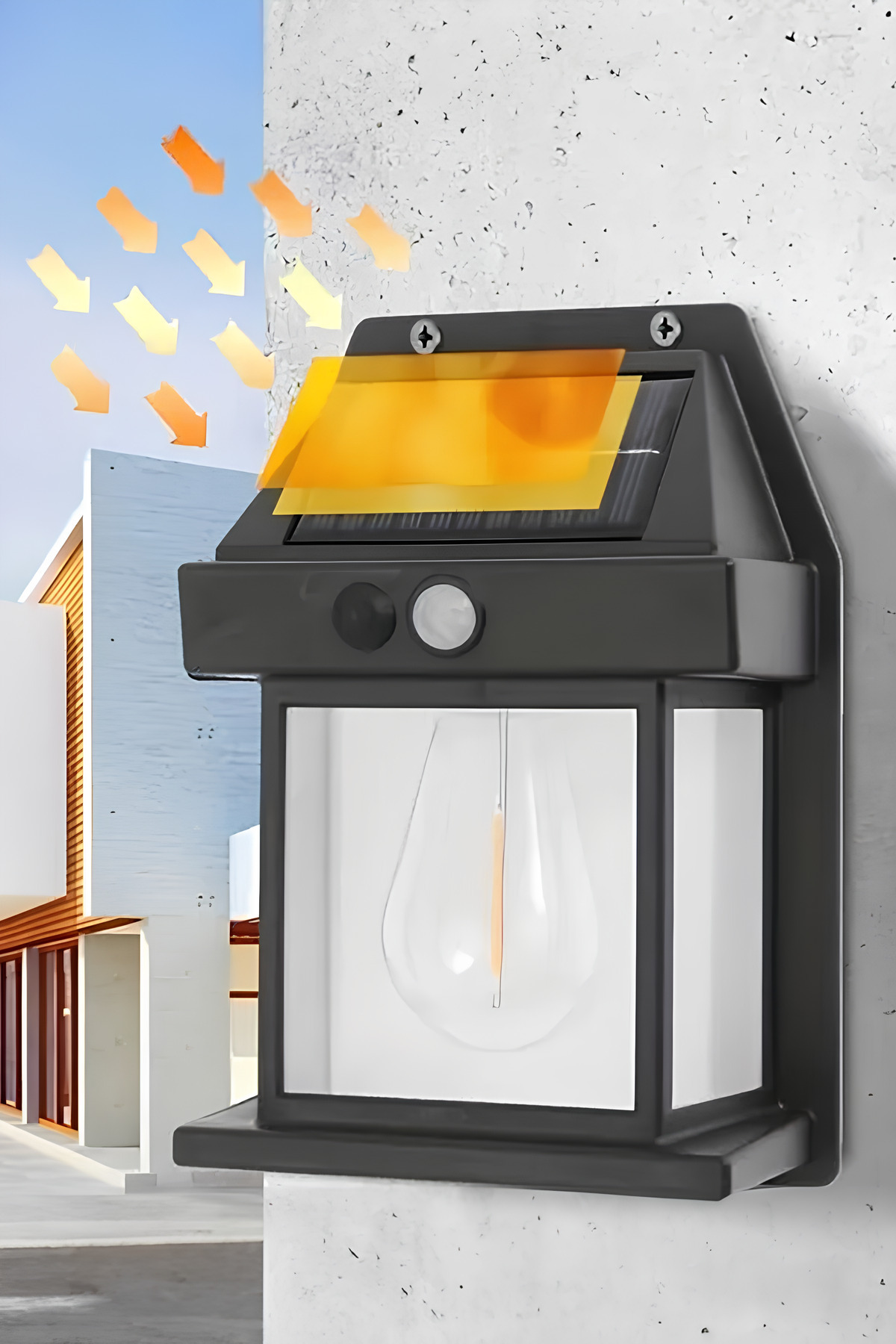 4 Adet 2025 Model Suya Dayanıklı Harekete Duyarlı Güneş Enerjili Solar Led Dış Mekan bahçe lambası 8