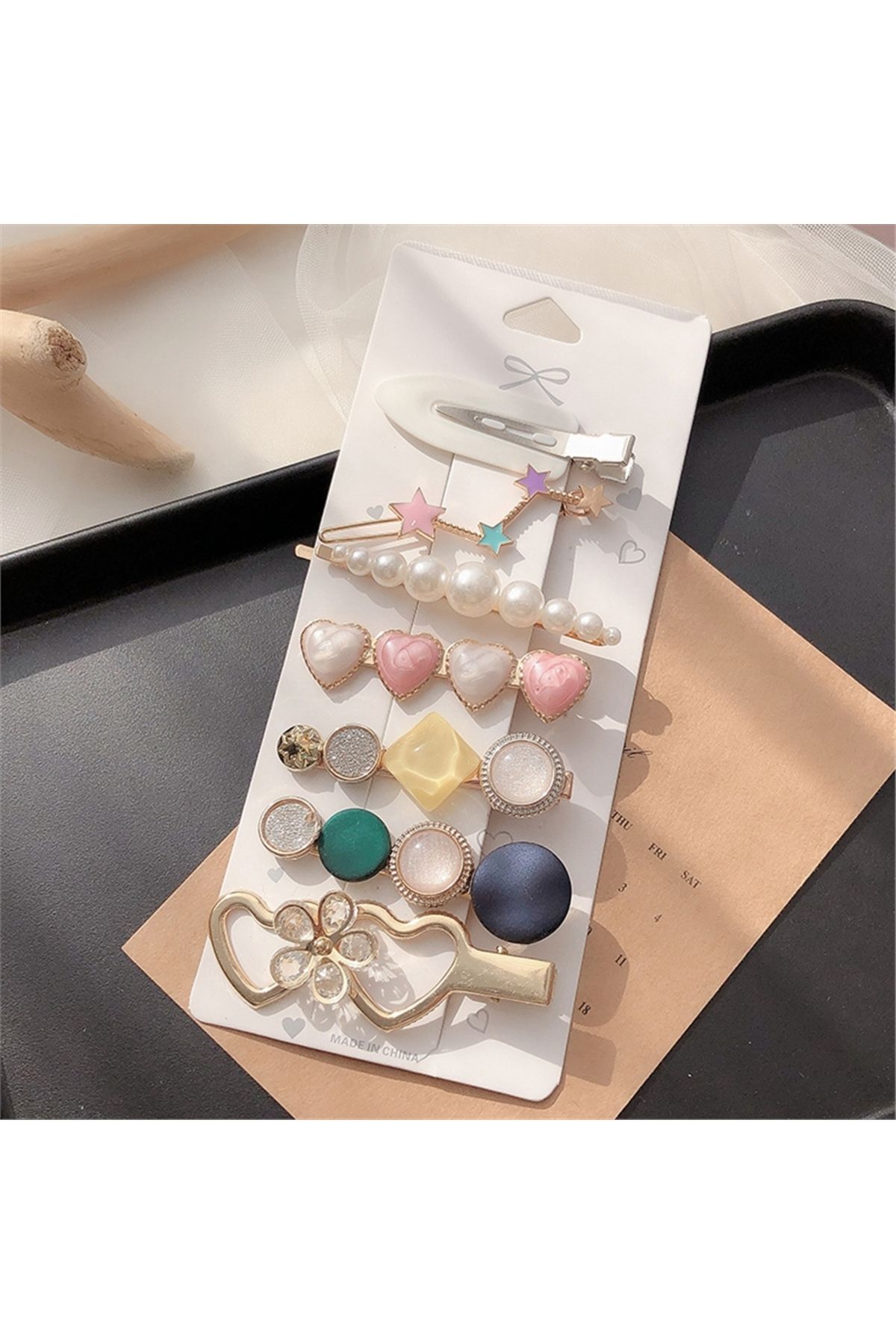 So Much Accesories Hair Clip Dark blue Trendyol