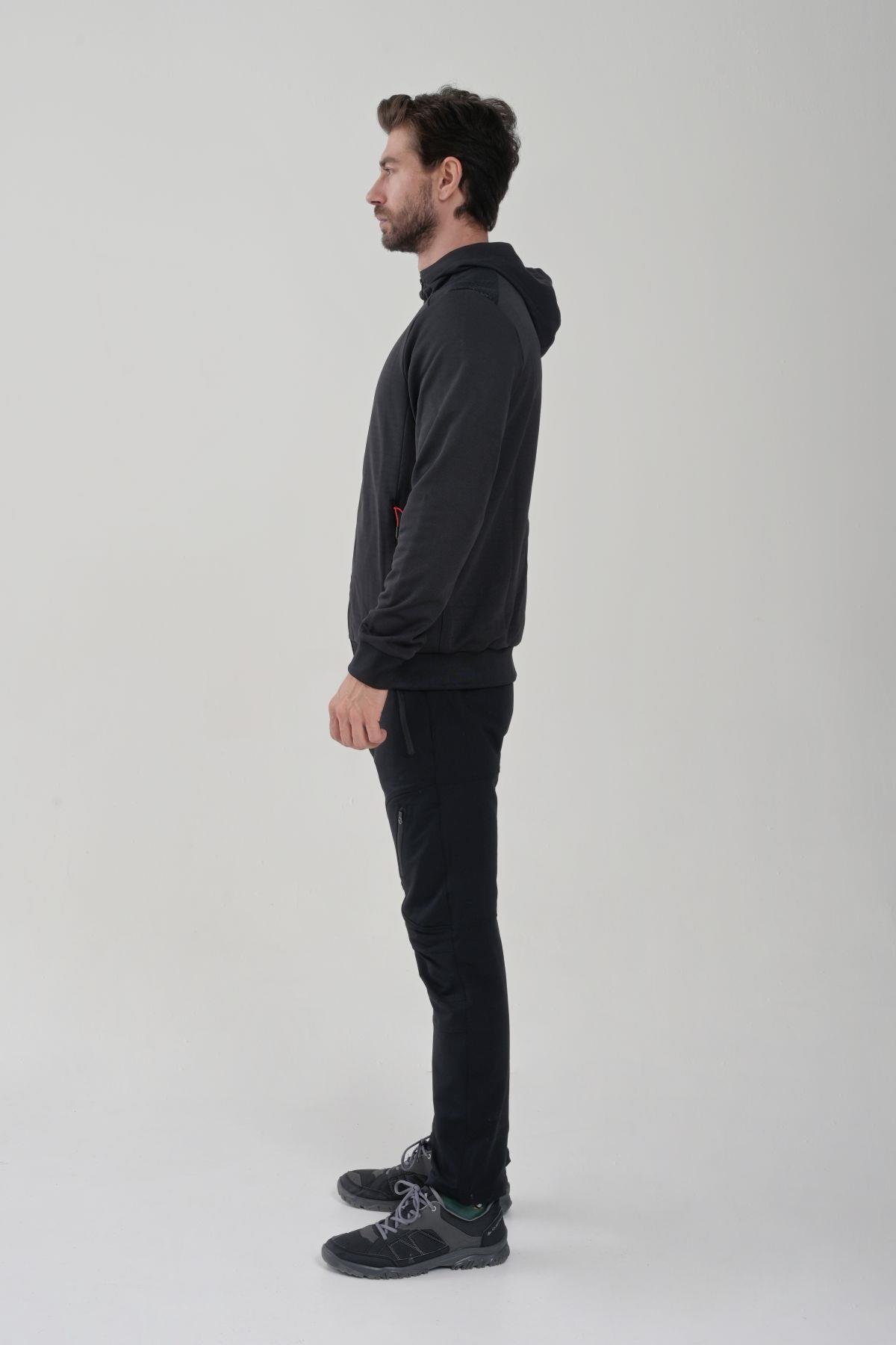 Exuma  Erkek Siyah Sweat 2212099 - Görsel 2