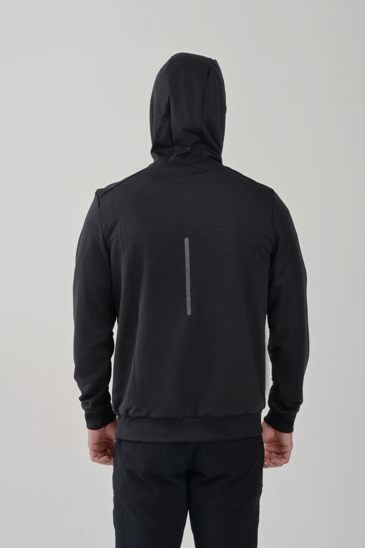 Exuma  Erkek Siyah Sweat 2212099 - Görsel 3