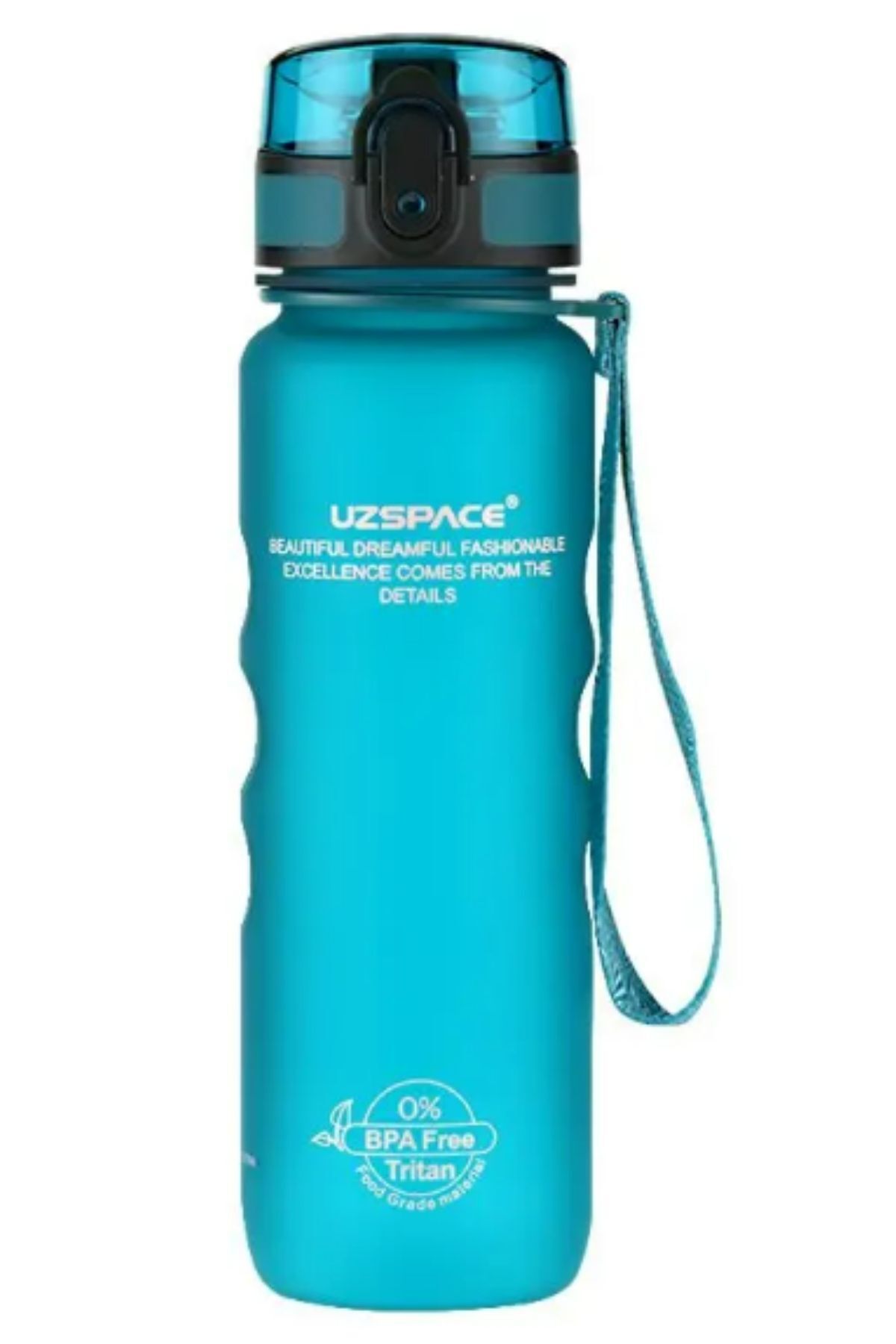 قمقمه ورزشی آبی 500 میل 1215 طراحی ویژه بنفش آسان برای کلاچ کردن سطح نرم نوشیدنی Uzspace