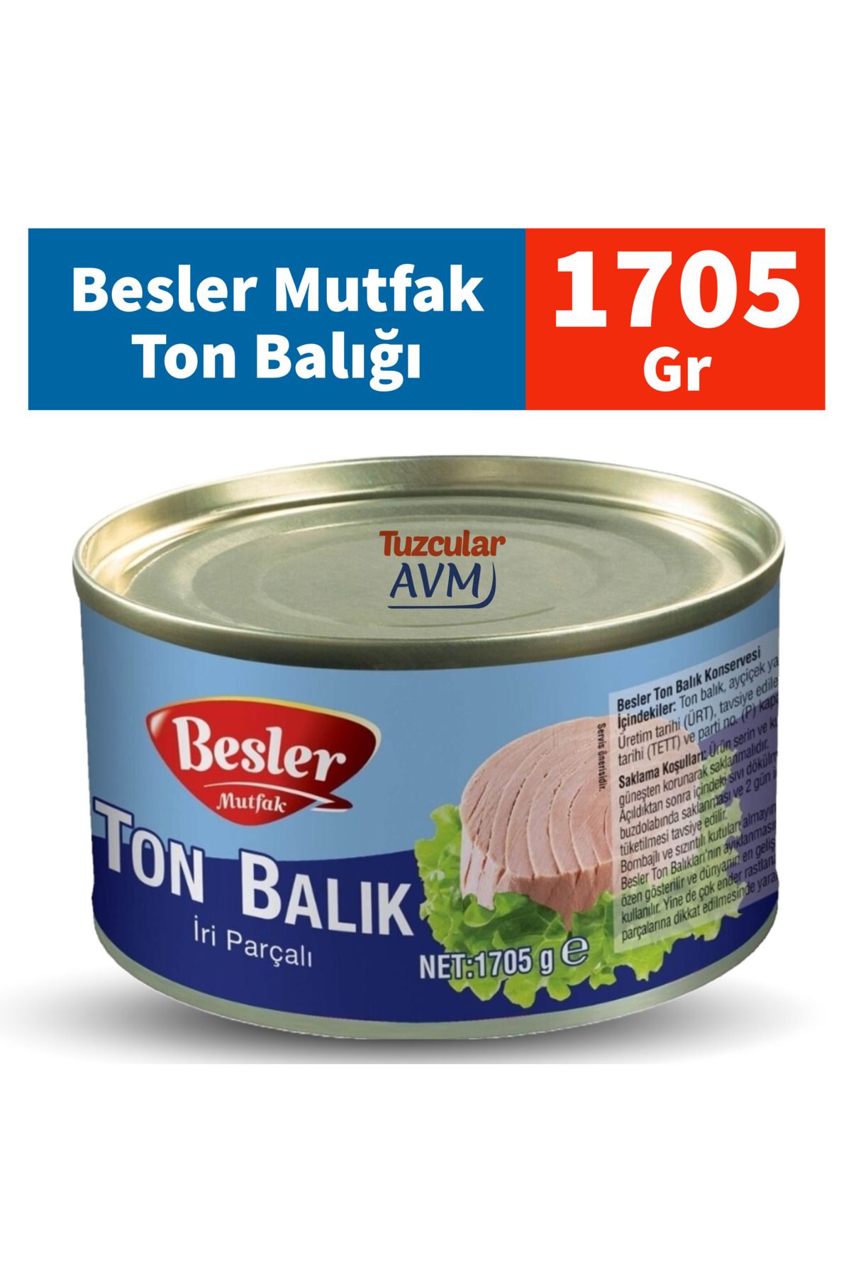 Besler Mutfak Ton Balığı 1705 Gr