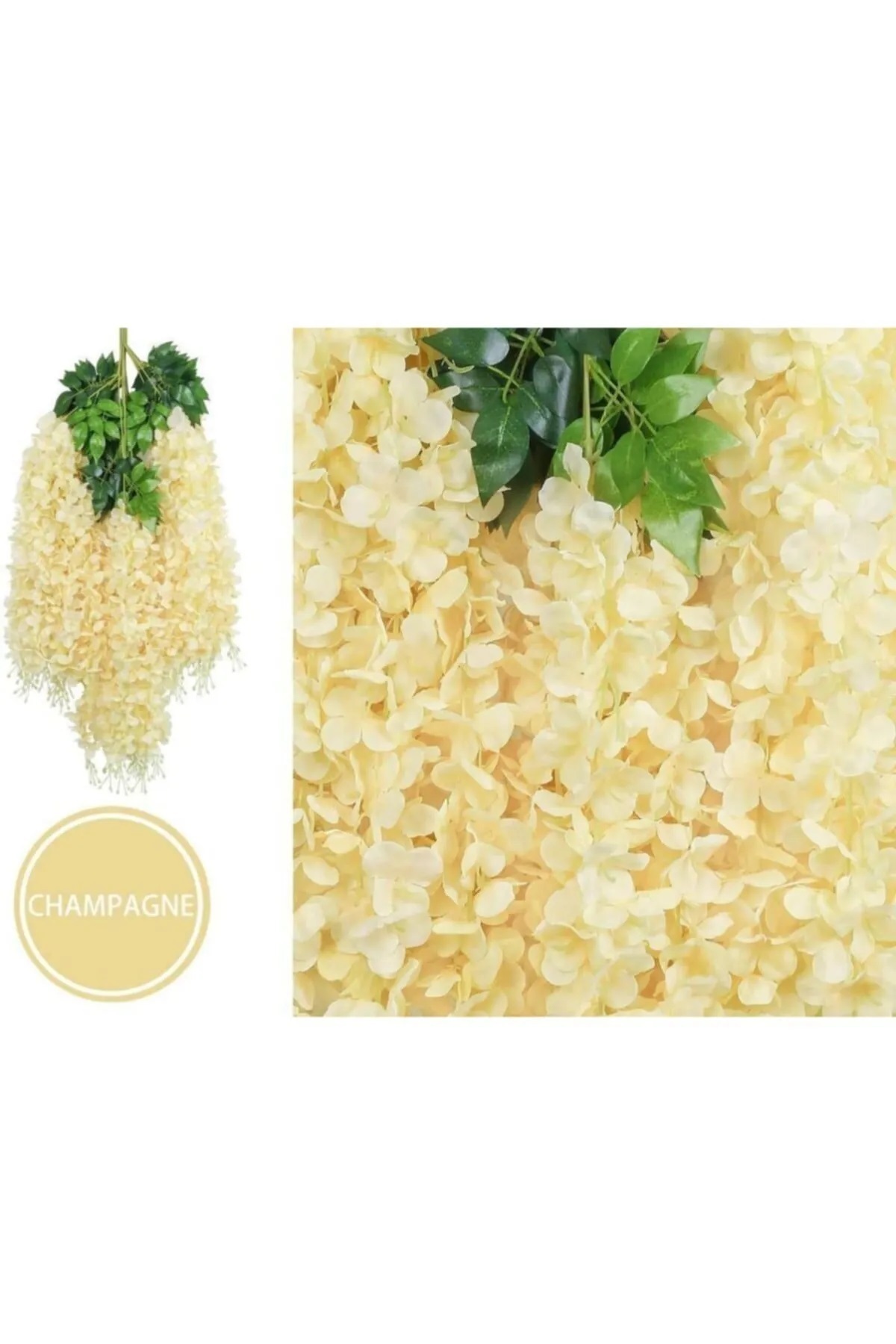 Sagging Acacia Flower 3 Branches 100 Cm. Artificial Flower Acacia 12 Pieces