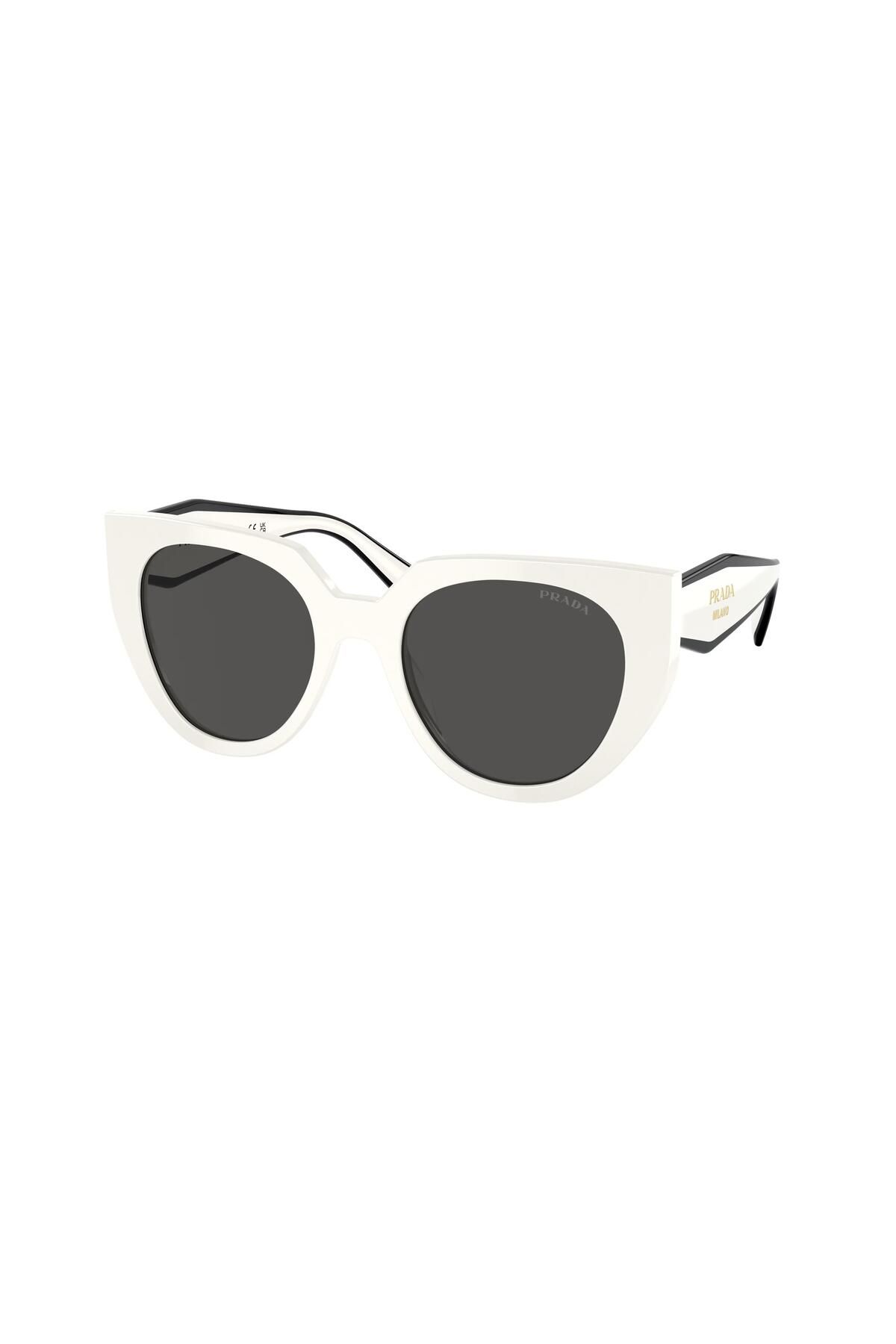 Prada white round sunglasses 2025