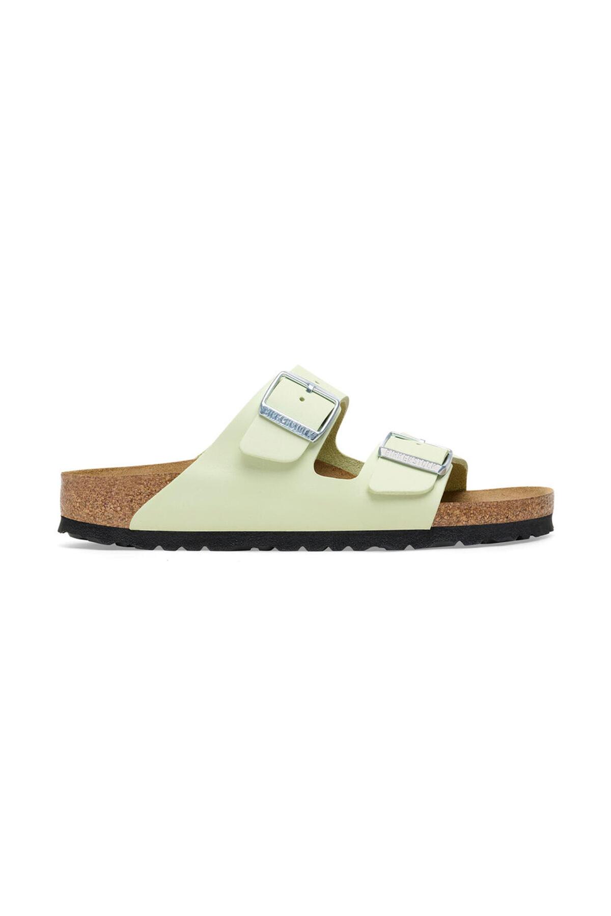 دمپایی بیرکن استاک زنانه نوبوک زرد  راسته      لباس خانگی | Birkenstock 1026710 DE - تصویر 5